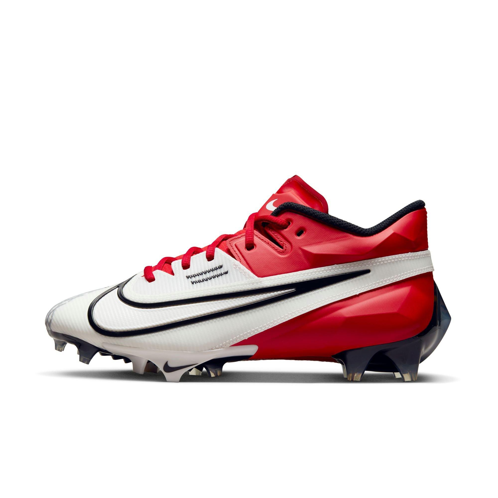 Nike Vapor Edge Elite 360 2 "University Red/White" Men's Football Cleat - RED/WHITE Thumbnail View 3