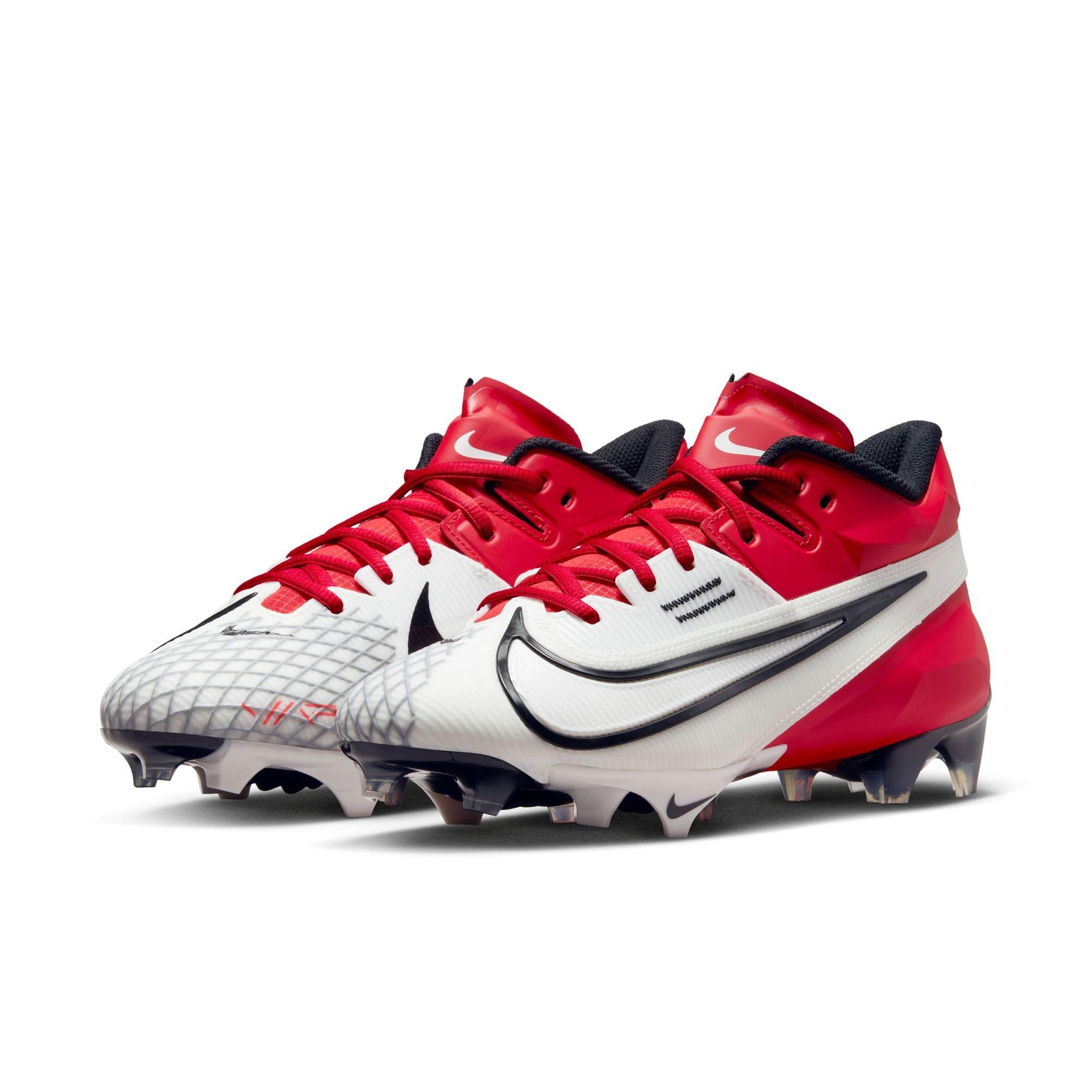 Nike Vapor Edge Elite 360 2 "University Red/White" Men's Football Cleat - RED/WHITE Thumbnail View 6
