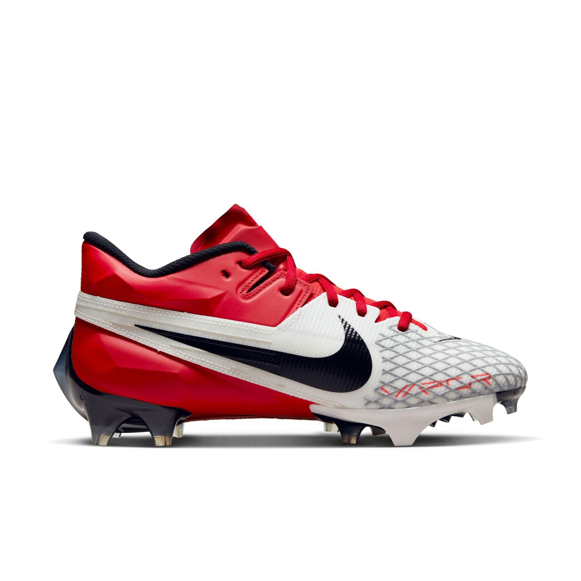 Nike Vapor Edge Elite 360 2 "University Red/White" Men's Football Cleat - RED/WHITE Thumbnail View 2