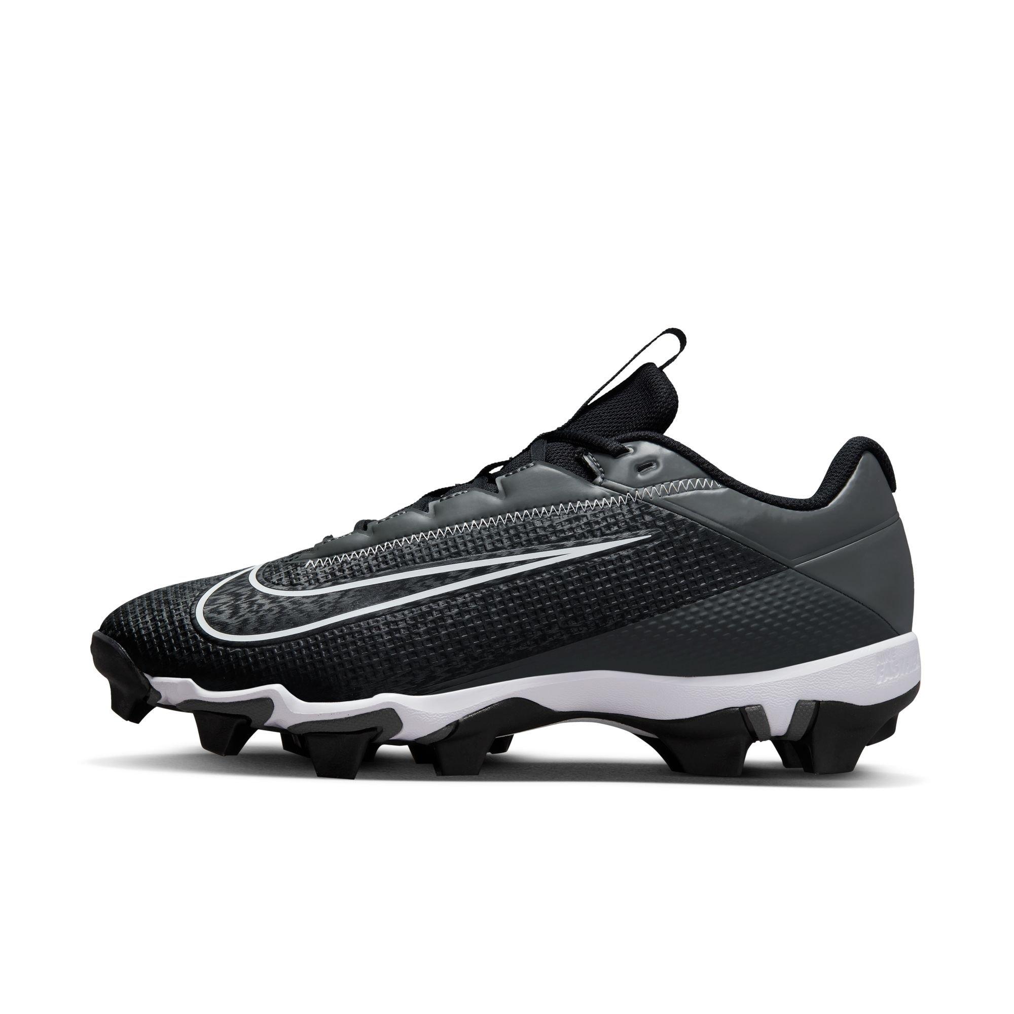 Nike Vapor Edge Shark 2 "Black/White/Iron Grey" Men's Football Cleat - BLACK/WHITE/GREY Thumbnail View 3