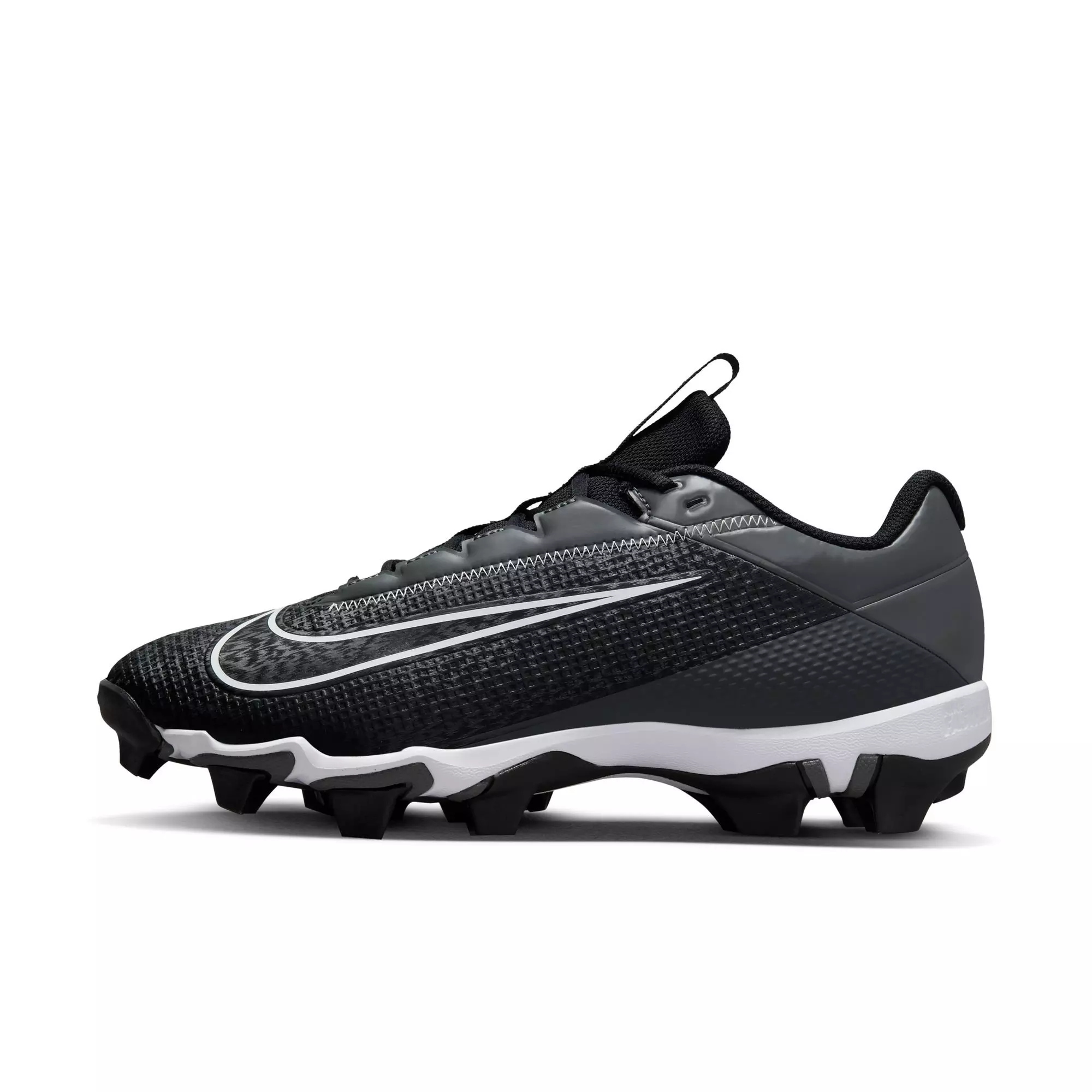 Nike Vapor Edge Shark 2 "Black/White/Iron Grey" Men's Football Cleat - BLACK/WHITE/GREY