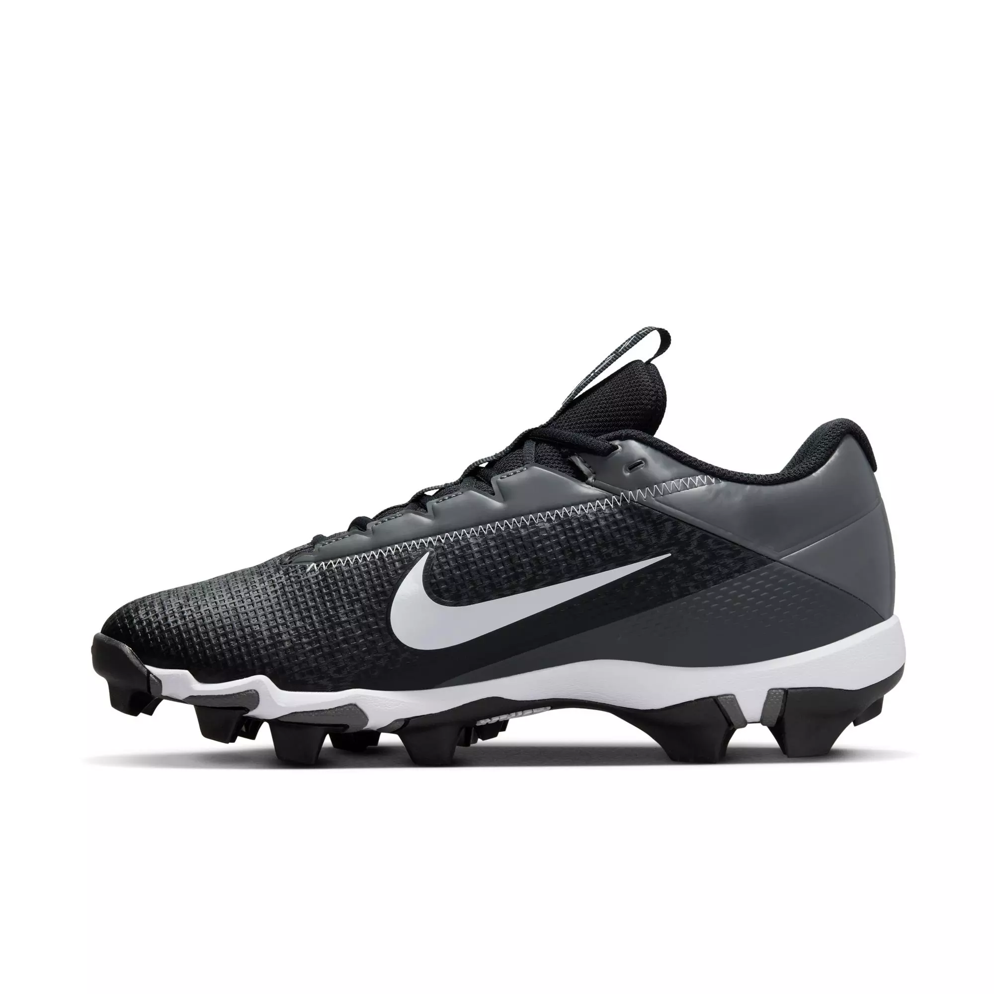 Nike Vapor Edge Shark 2 "Black/White/Iron Grey" Men's Football Cleat - BLACK/WHITE/GREY
