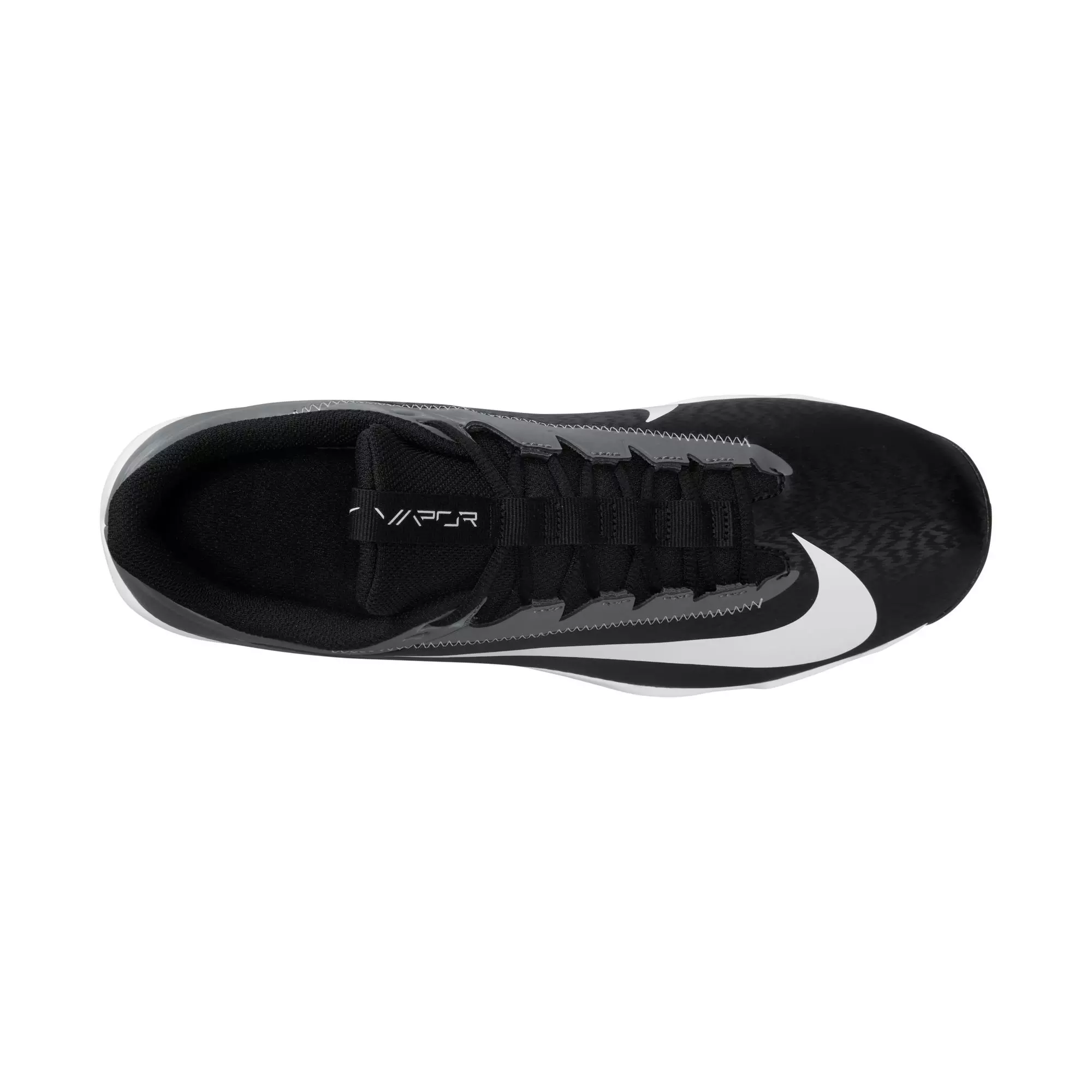 Nike Vapor Edge Shark 2 "Black/White/Iron Grey" Men's Football Cleat - BLACK/WHITE/GREY