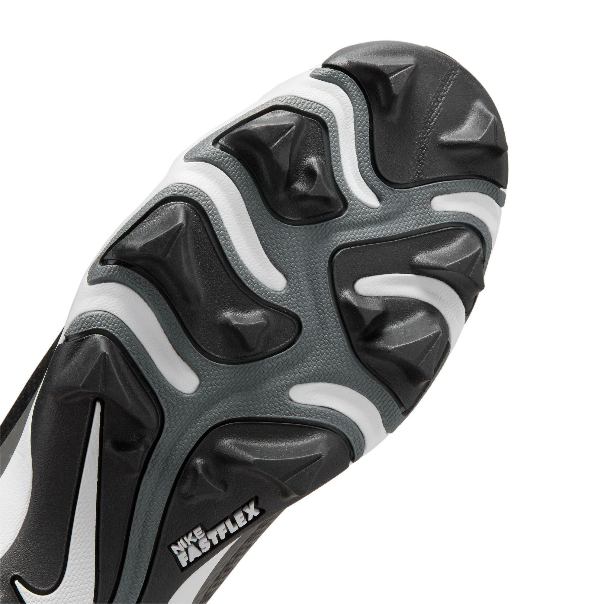 Nike Vapor Edge Shark 2 "Black/White/Iron Grey" Men's Football Cleat - BLACK/WHITE/GREY Thumbnail View 9