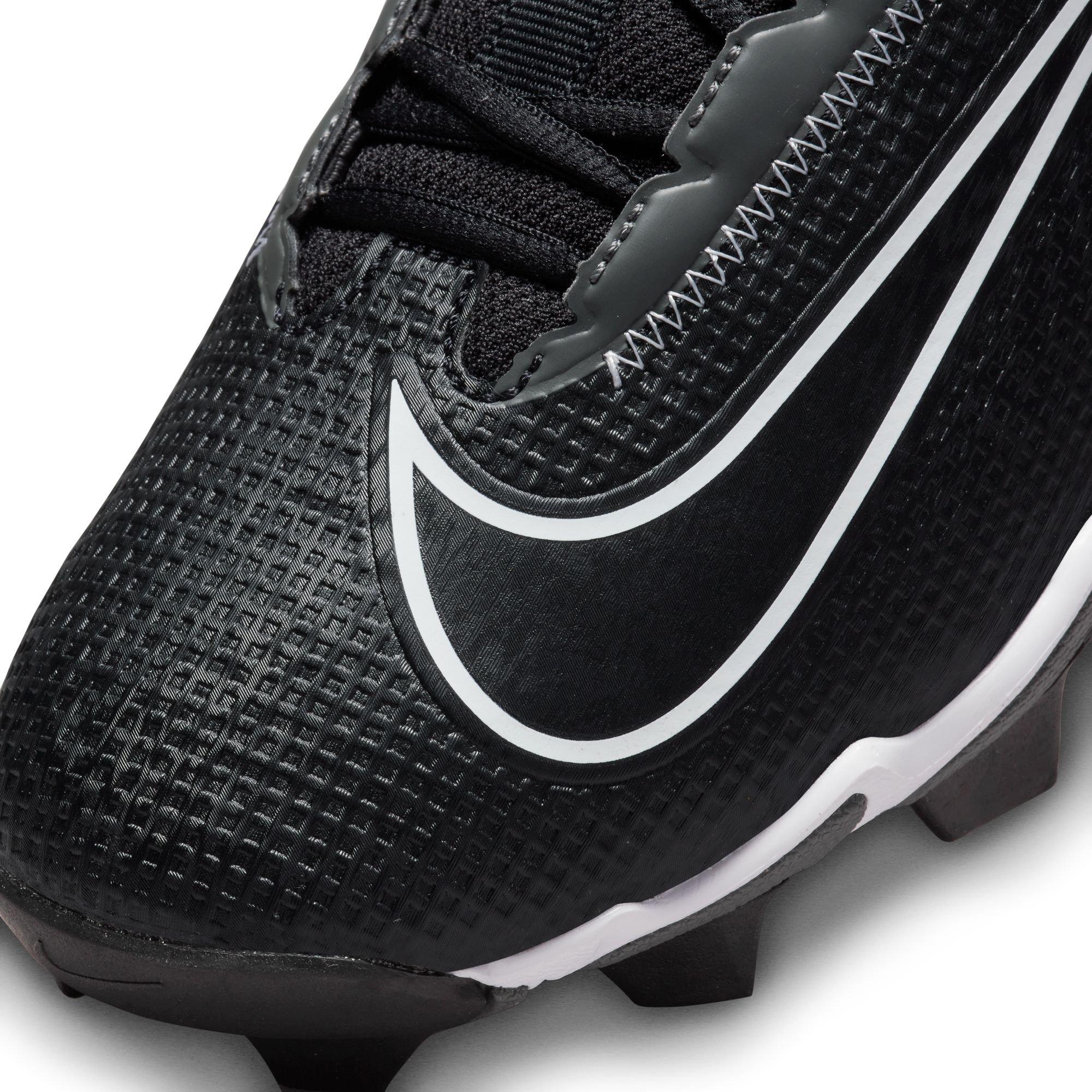 Nike Vapor Edge Shark 2 "Black/White/Iron Grey" Men's Football Cleat - BLACK/WHITE/GREY Thumbnail View 11