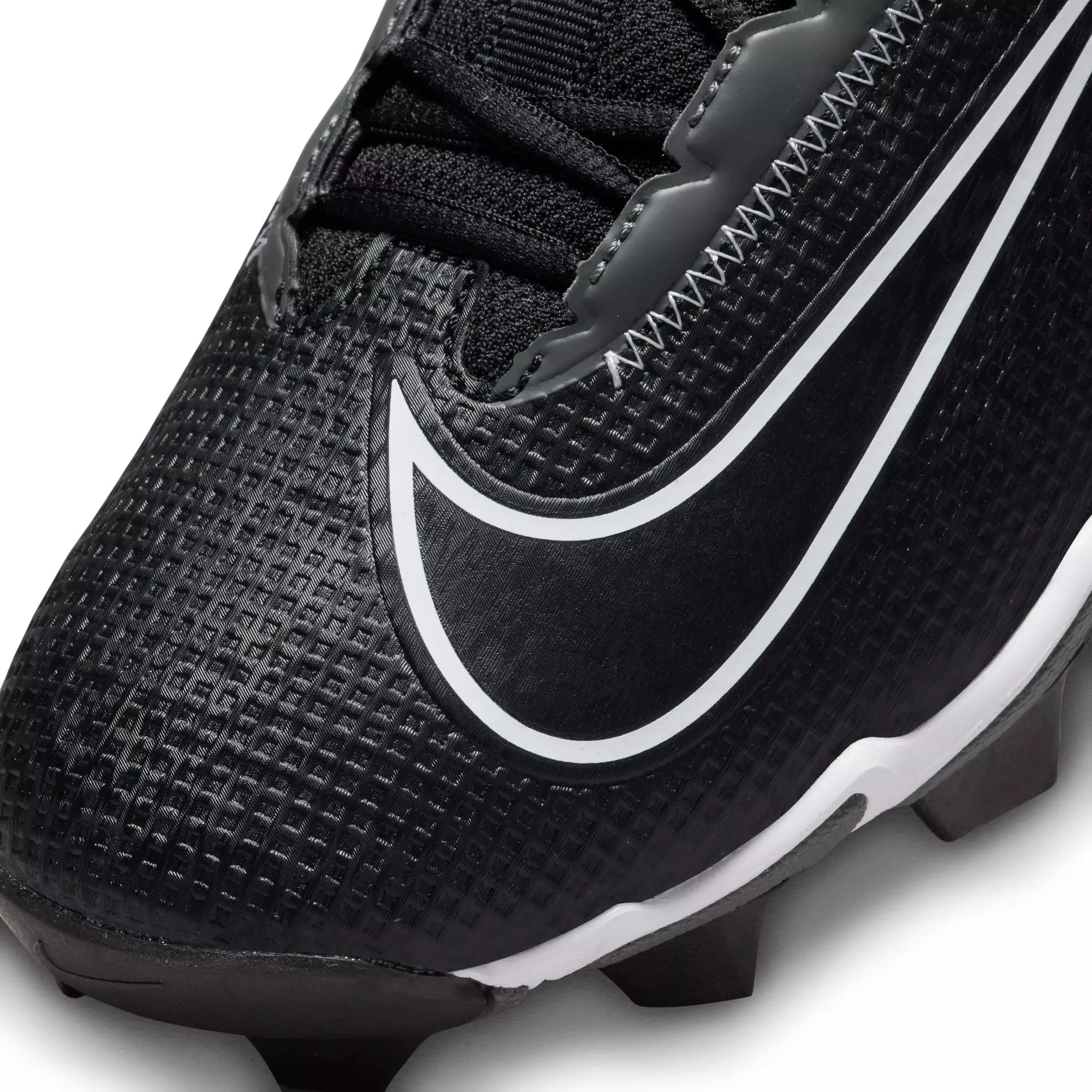 Nike Vapor Edge Shark 2 "Black/White/Iron Grey" Men's Football Cleat - BLACK/WHITE/GREY