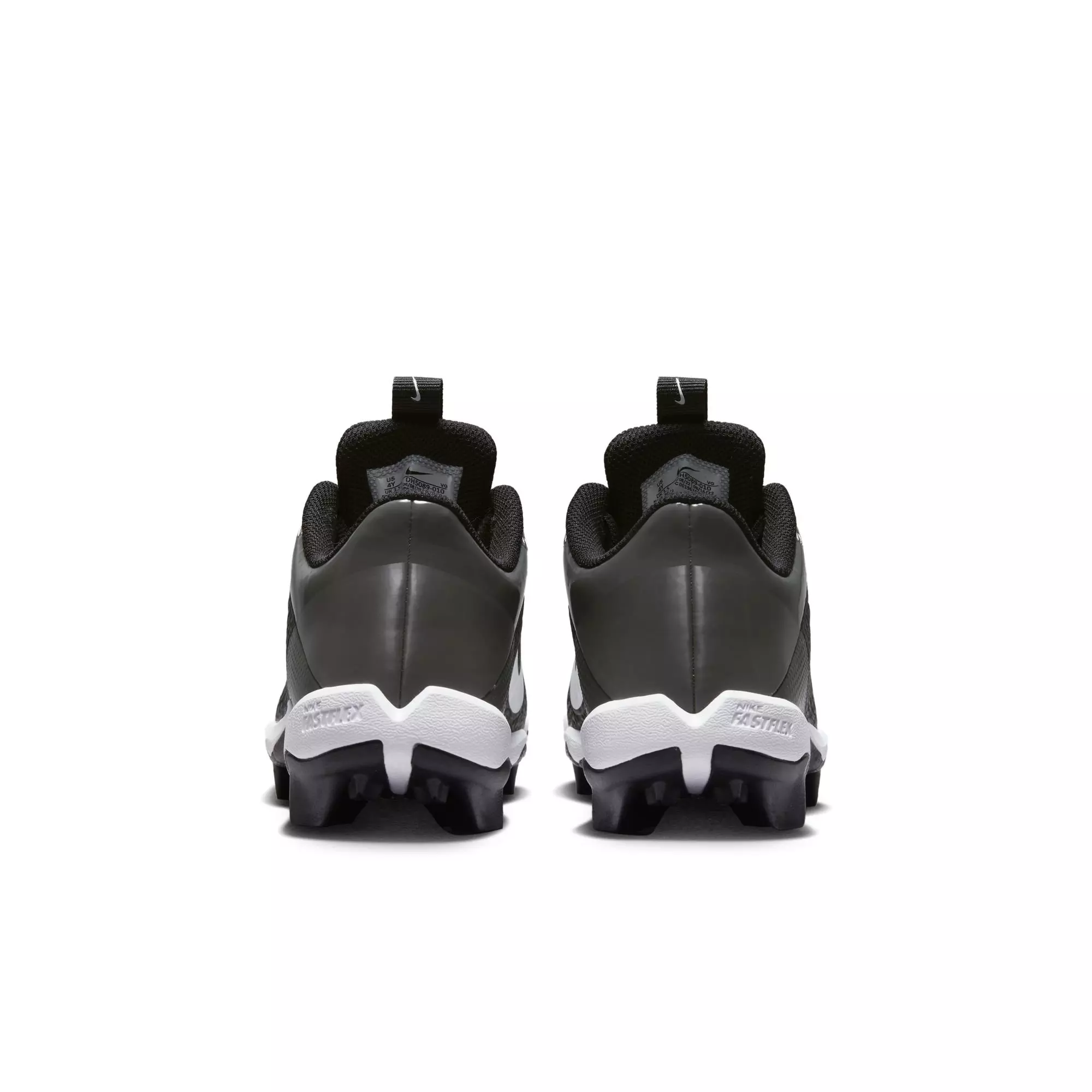 Nike Vapor Edge Shark 2 "Black/White/Iron Grey" Grade School Boys' Football Cleat - BLACK/WHITE