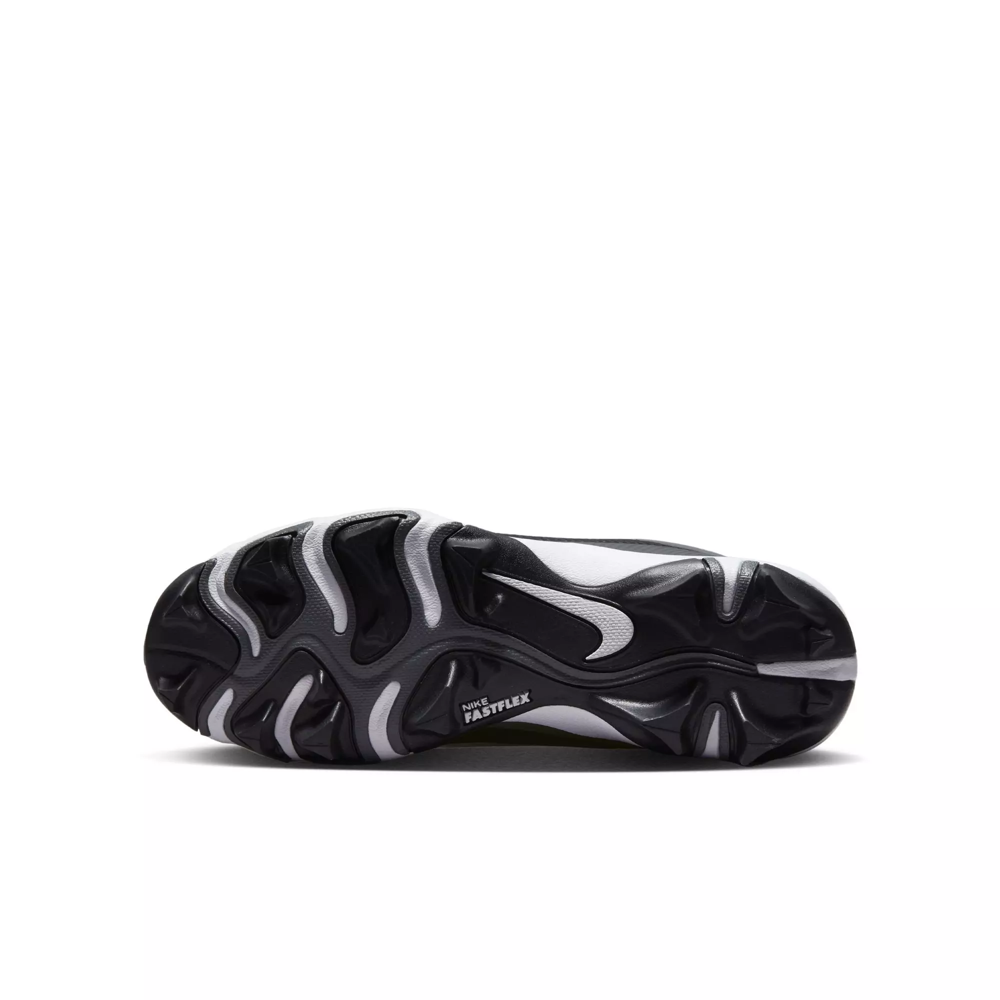 Nike Vapor Edge Shark 2 "Black/White/Iron Grey" Grade School Boys' Football Cleat - BLACK/WHITE