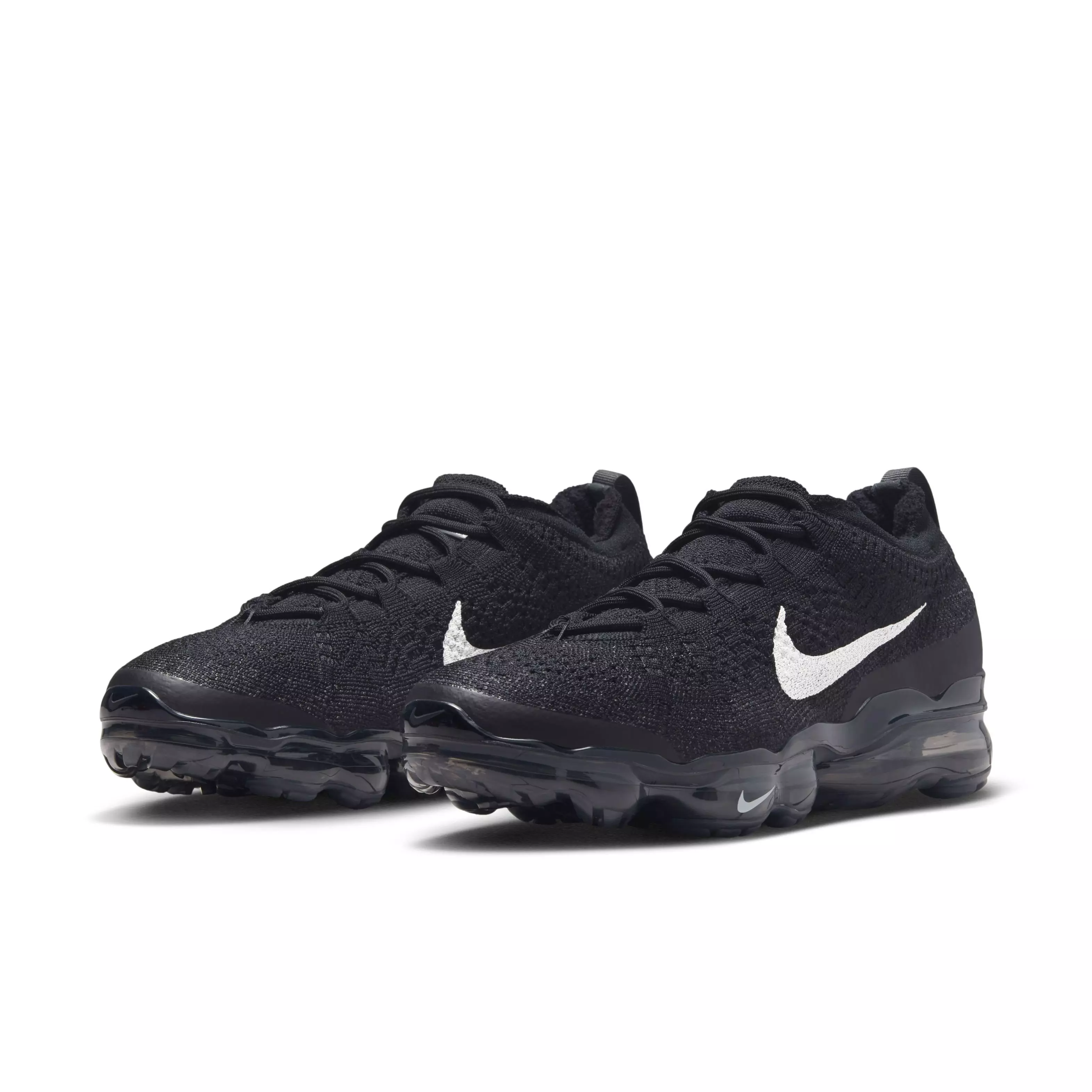 Nike VaporMax 2023 Flyknit "Black/Anthracite/Sail" Women's Running Shoe - BLACK