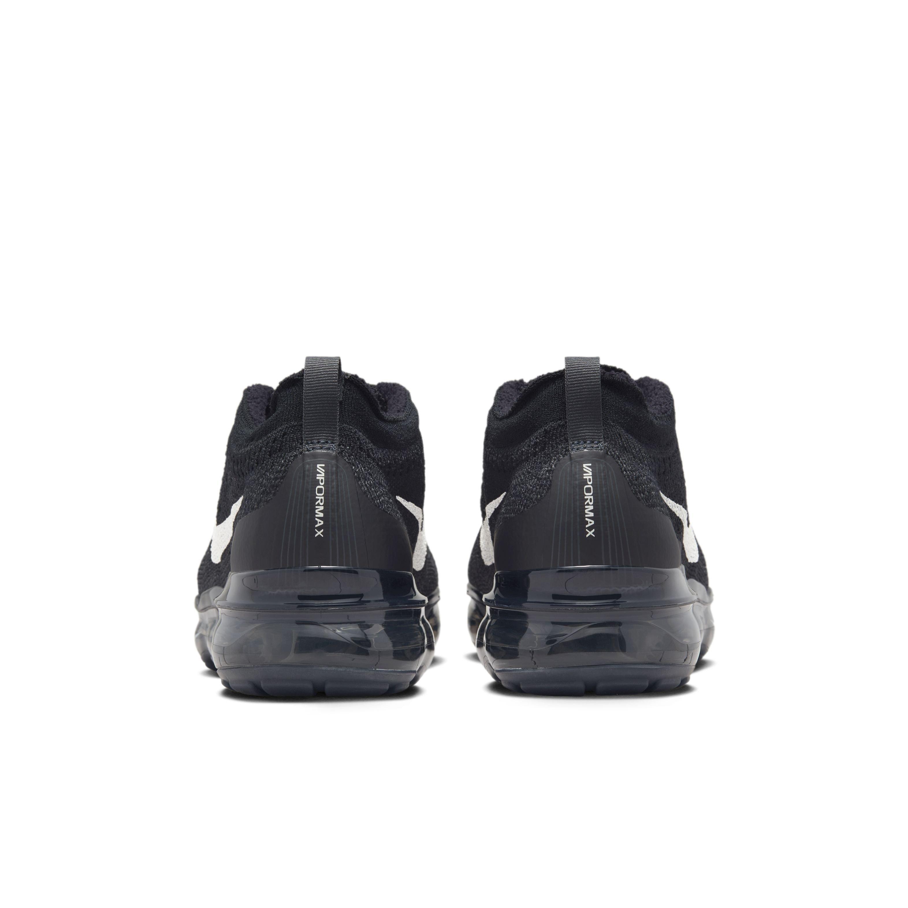 Nike VaporMax 2023 Flyknit "Black/Anthracite/Sail" Women's Running Shoe - BLACK Thumbnail View 5