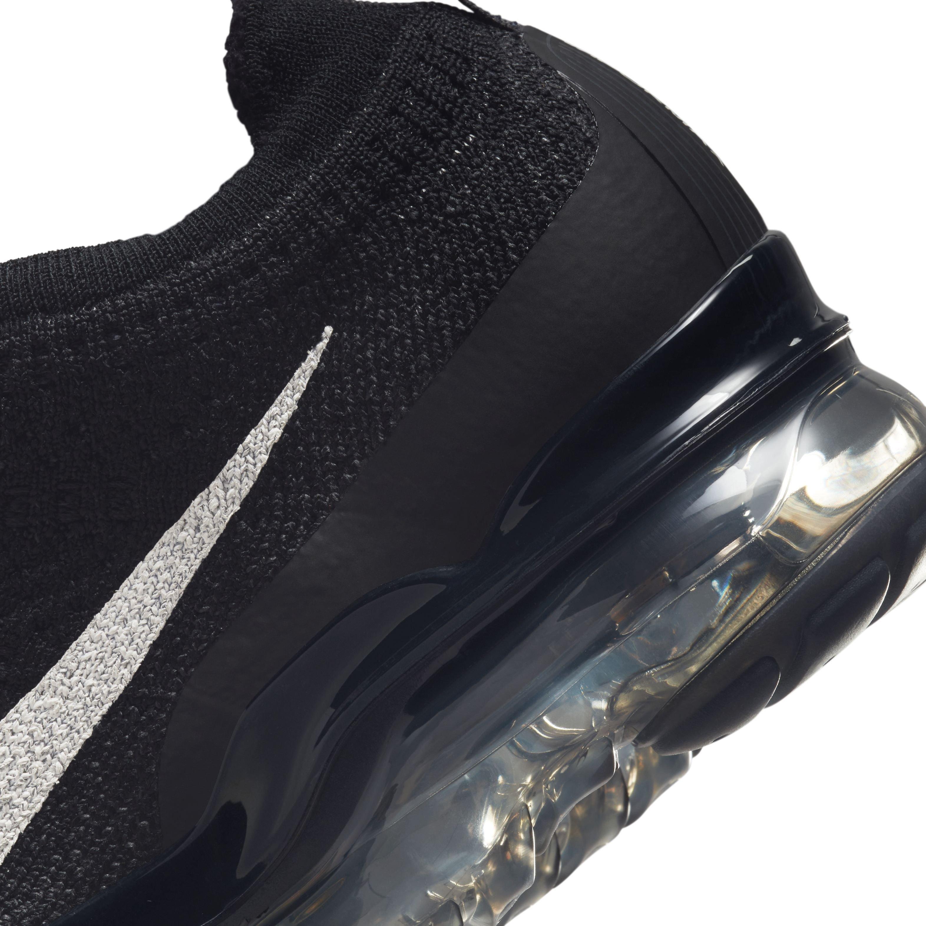 Nike VaporMax 2023 Flyknit "Black/Anthracite/Sail" Women's Running Shoe - BLACK Thumbnail View 8