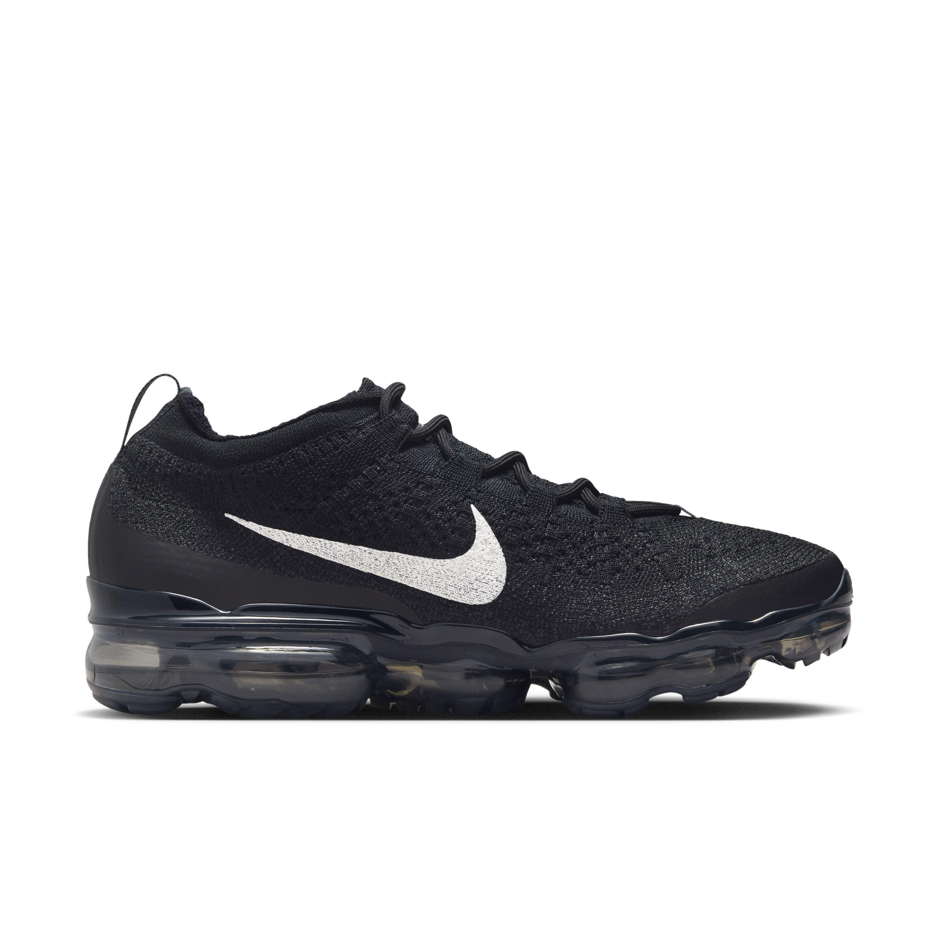 Nike VaporMax 2023 Flyknit "Black/Anthracite/Sail" Women's Running Shoe - BLACK Thumbnail View 1