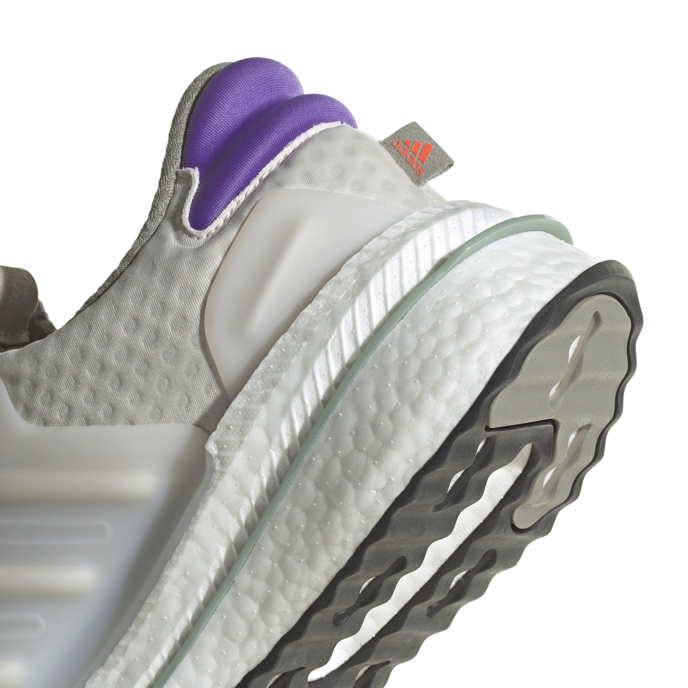 adidas X_PLRBOOST "Silver/Aluminum/Purple" Men's Running Shoe - SILVER/ALUMINUM/PURPLE Thumbnail View 4