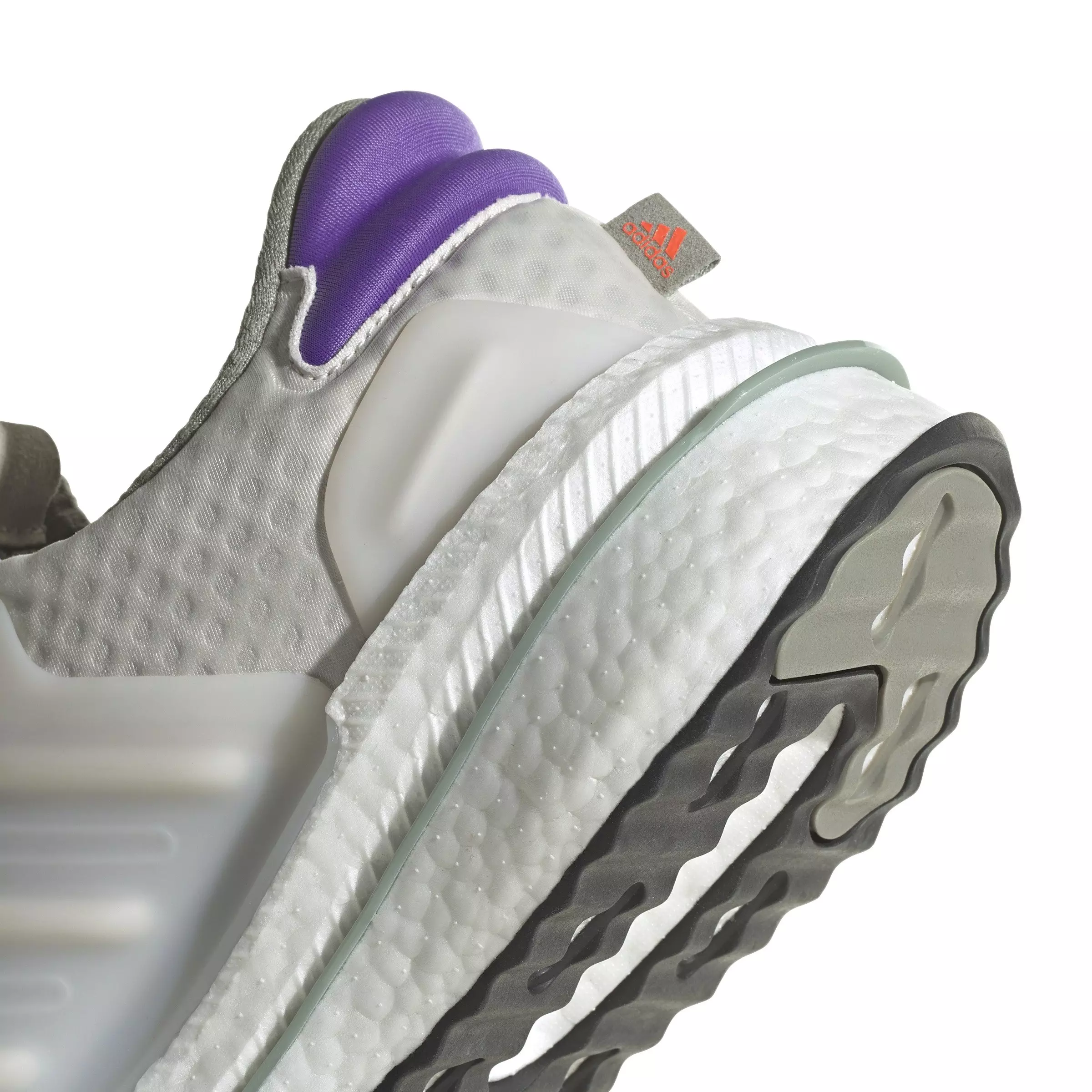 adidas X_PLRBOOST "Silver/Aluminum/Purple" Men's Running Shoe - SILVER/ALUMINUM/PURPLE