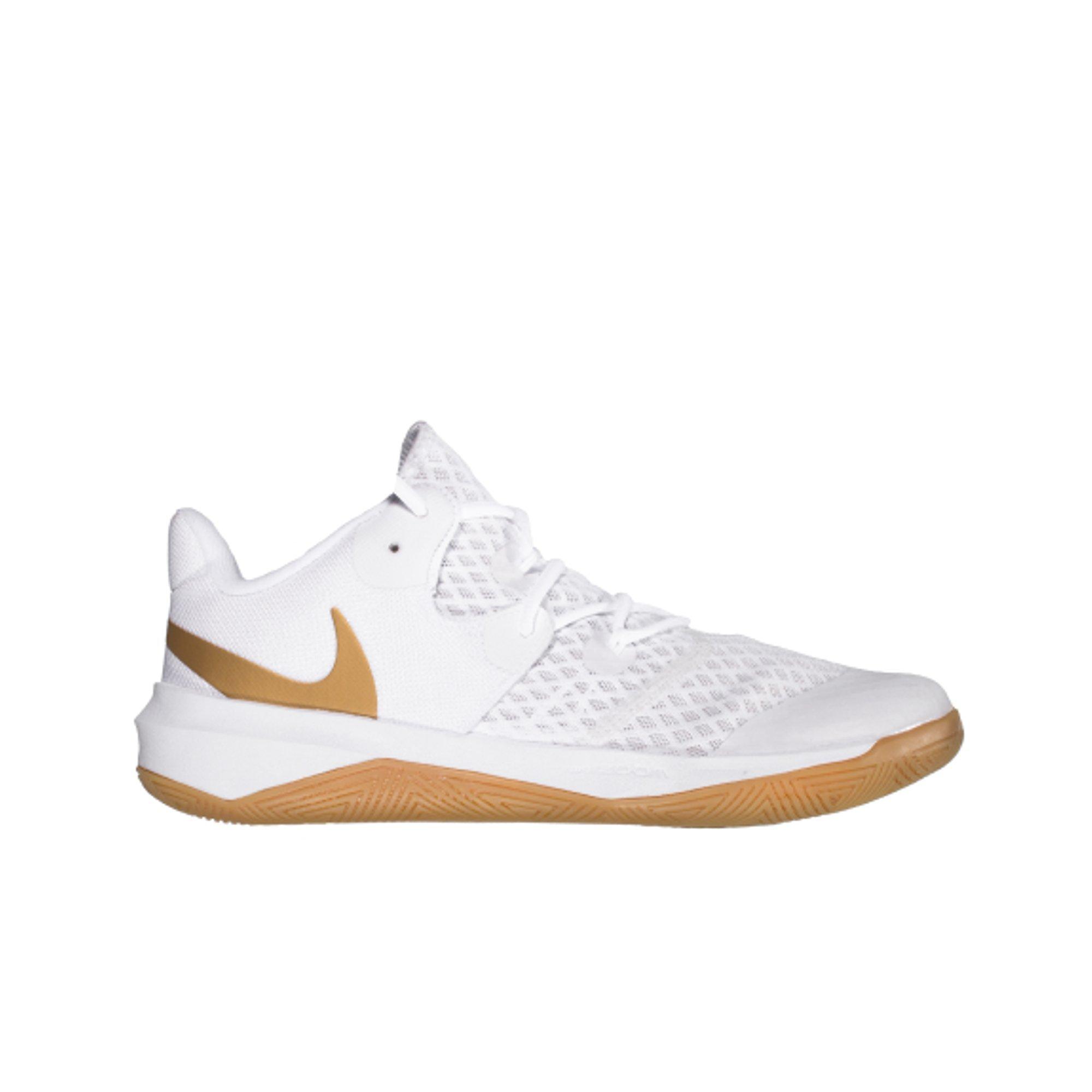 Nike Zoom HyperSpeed Court SE "White/Metallic Gold" Unisex Volleyball