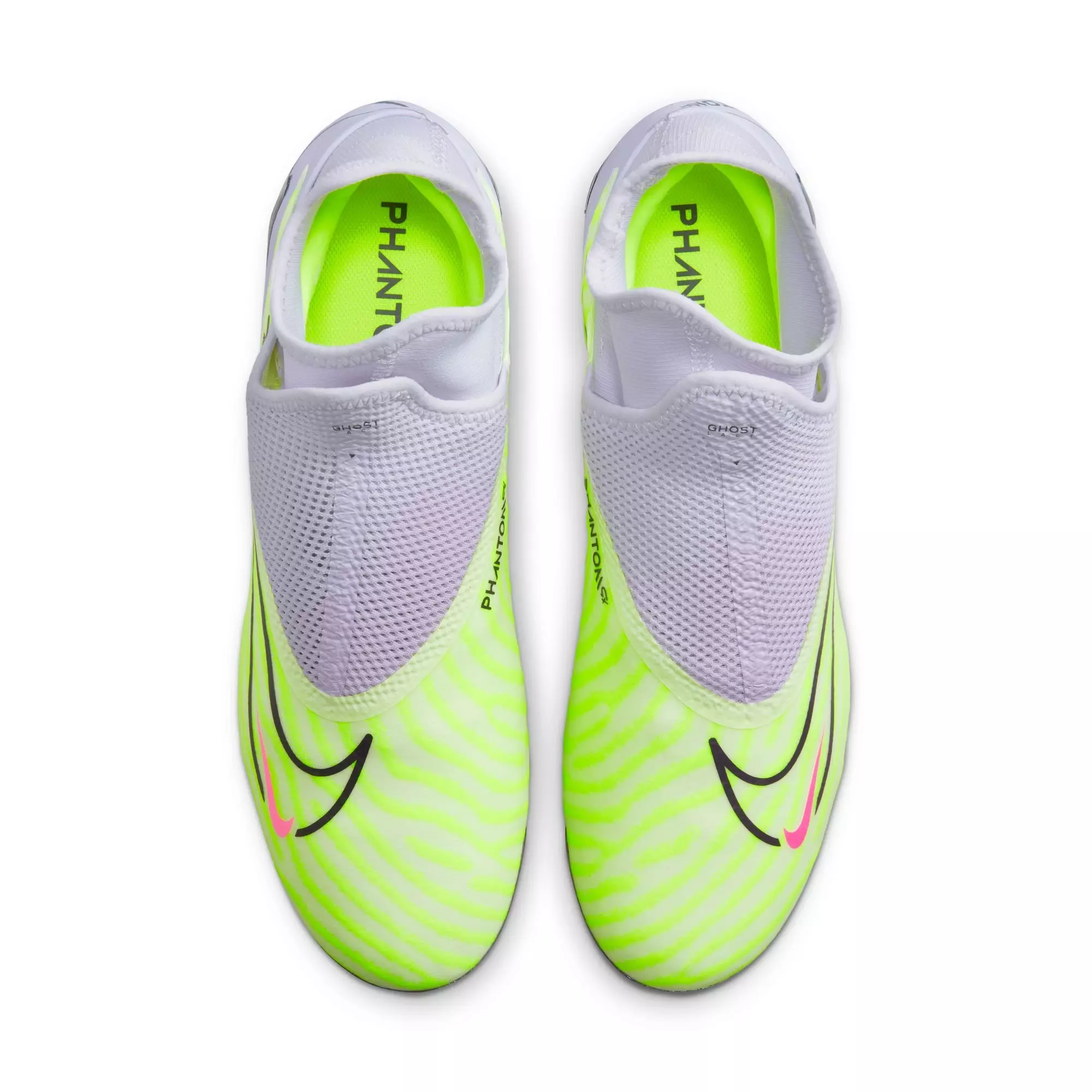 Nike Phantom GX Pro Dynamic Fit FG "Barely Volt/Gridiron/Barely Grape" Men's Soccer Cleat - YELLOW/PURPLE