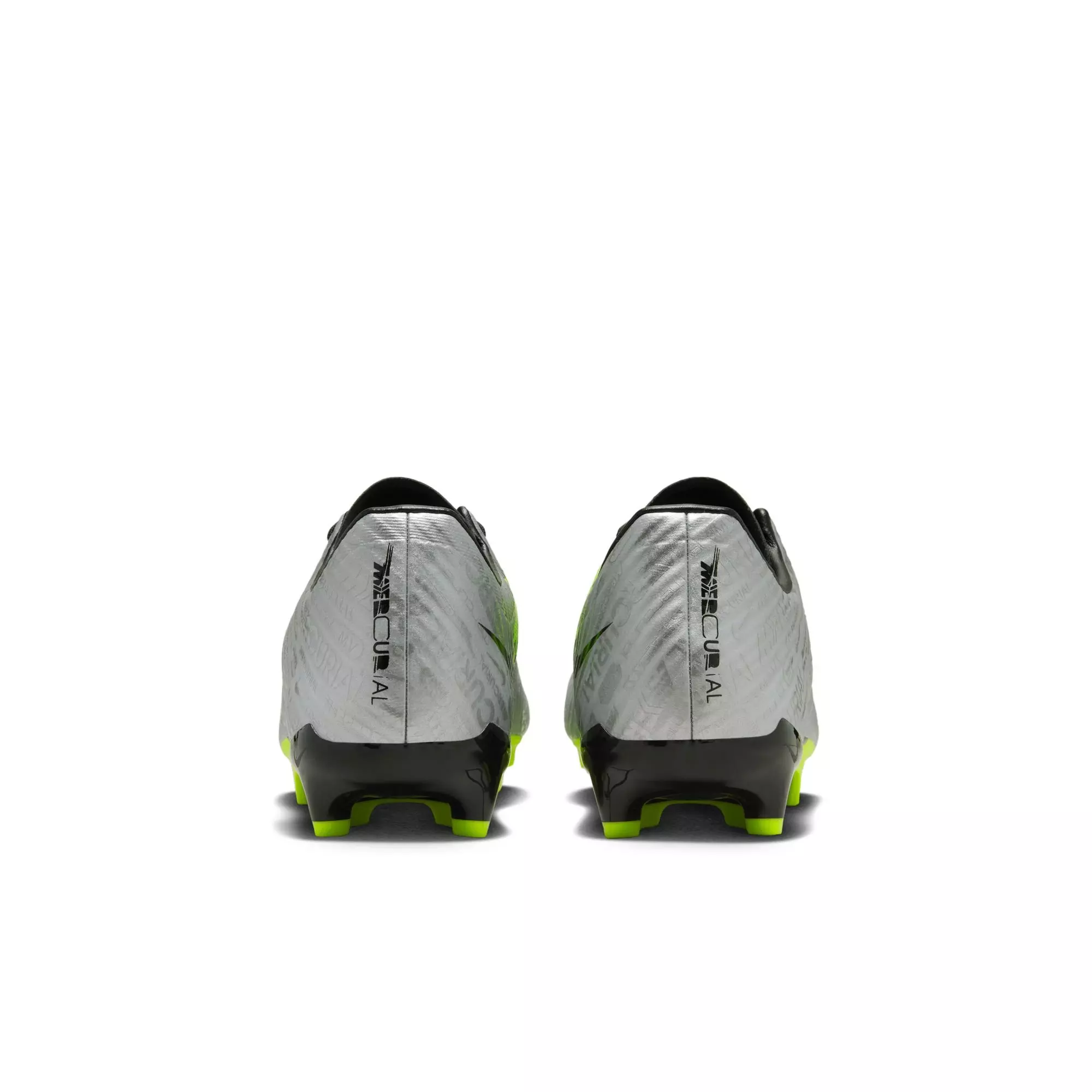 Nike Zoom Mercurial Vapor 15 Academy XXV MG "Metallic Silver/Volt" Men's Soccer Cleat - METALLIC SILVER/VOLT/BLACK