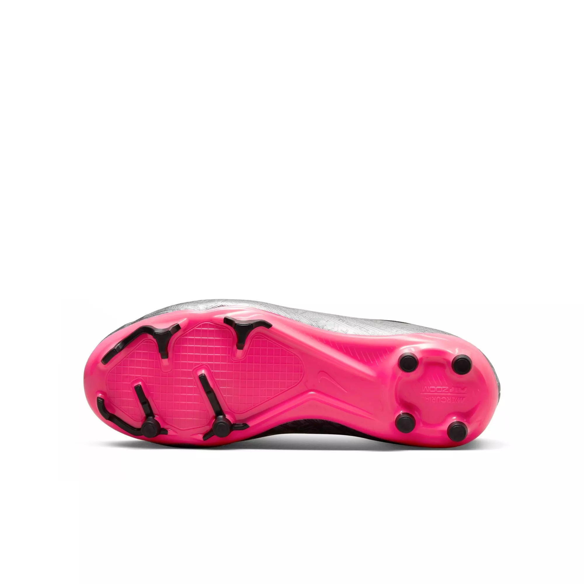 Nike Jr. Zoom Mercurial Superfly 9 Academy XXV "Silver/Pink/Black" Grade School Kids' Soccer Cleat - SILVER/PINK