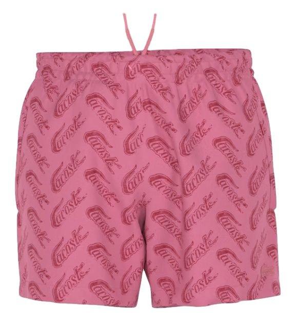 Lacoste Men's Club Summer Swim Shorts - Pink - PINK