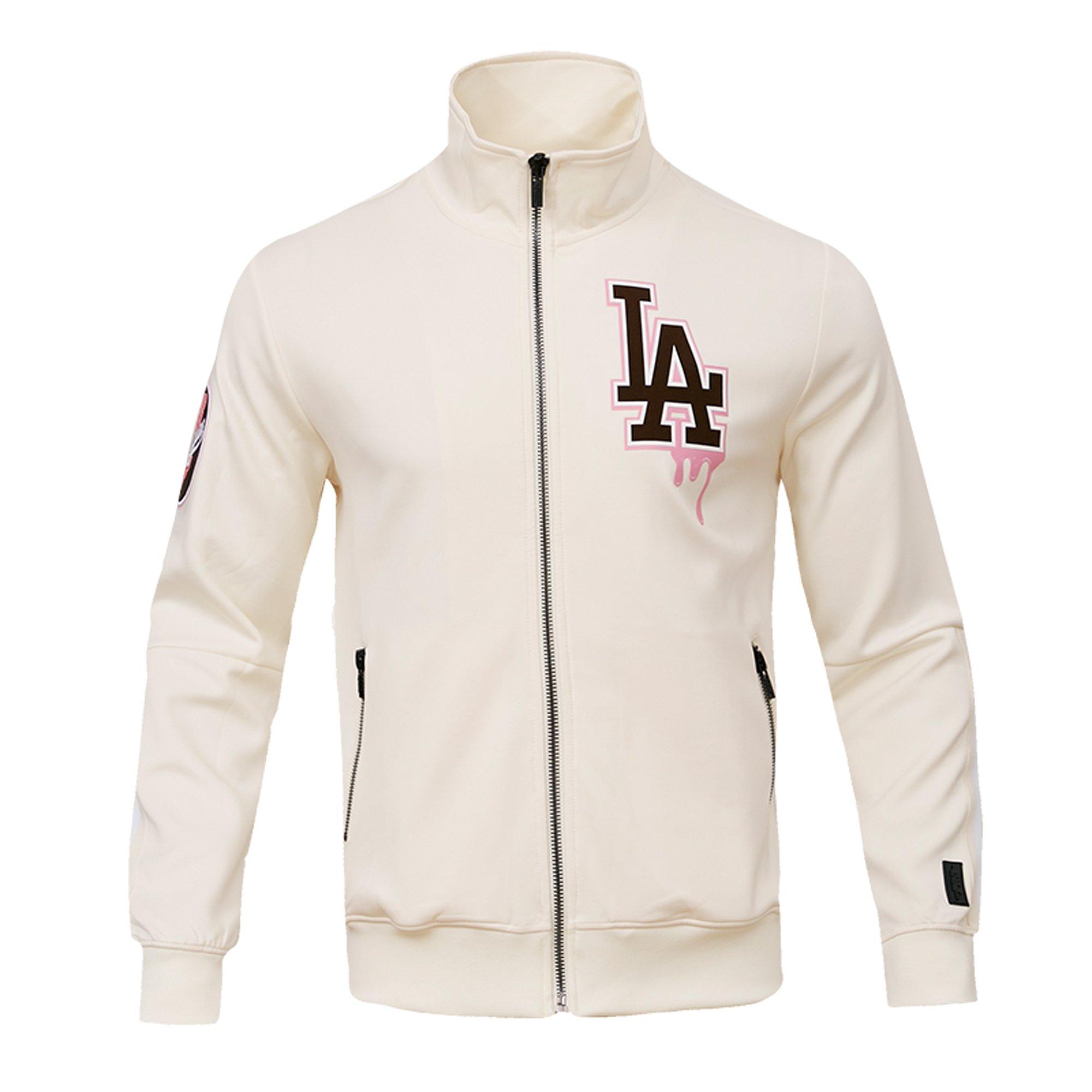 Men's Pro Standard White Los Angeles Dodgers Logo Pullover Hoodie