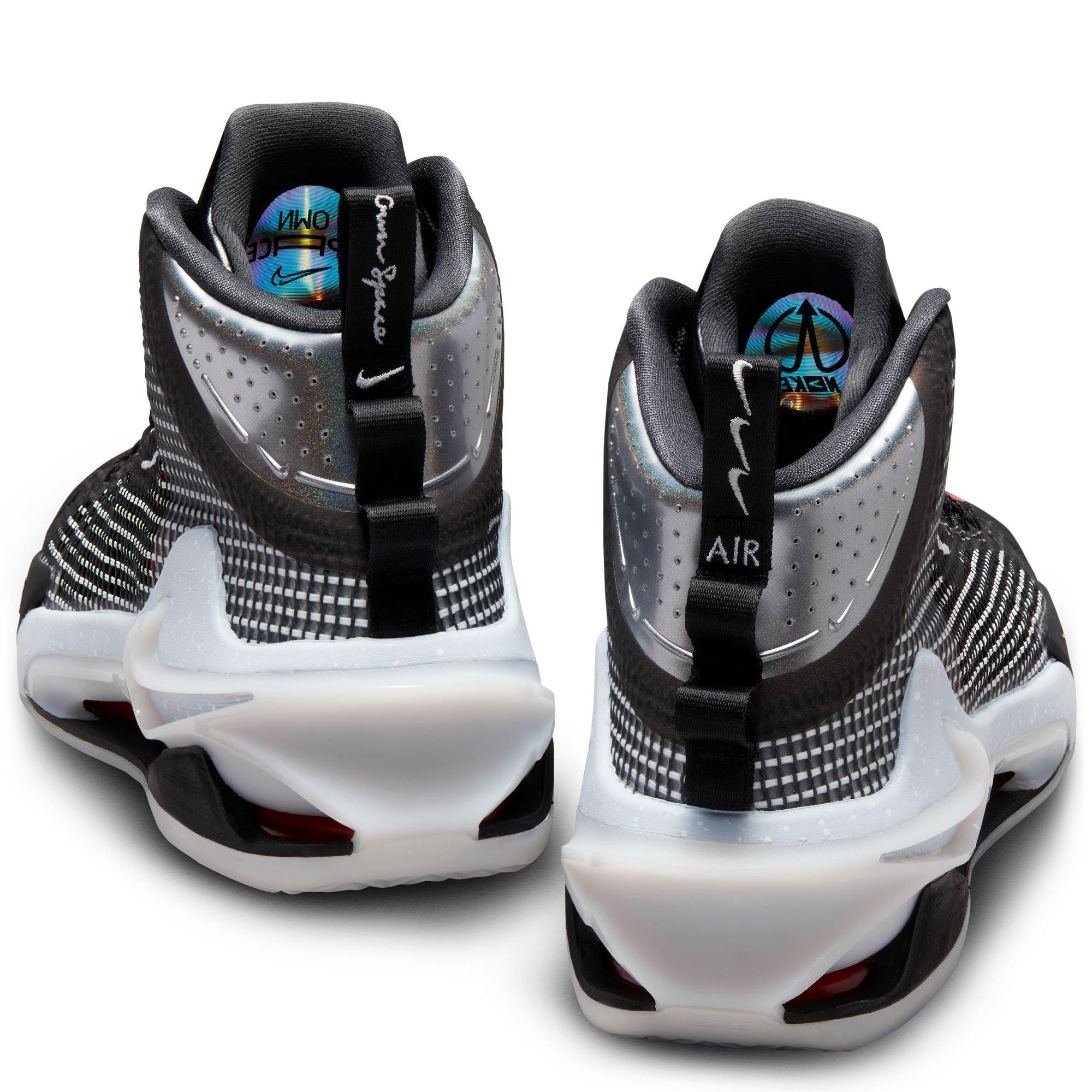 Nike Air Zoom G.T. Jump "Black/White" Men's Basketball Shoe - BLACK/WHITE/RED Thumbnail View 10