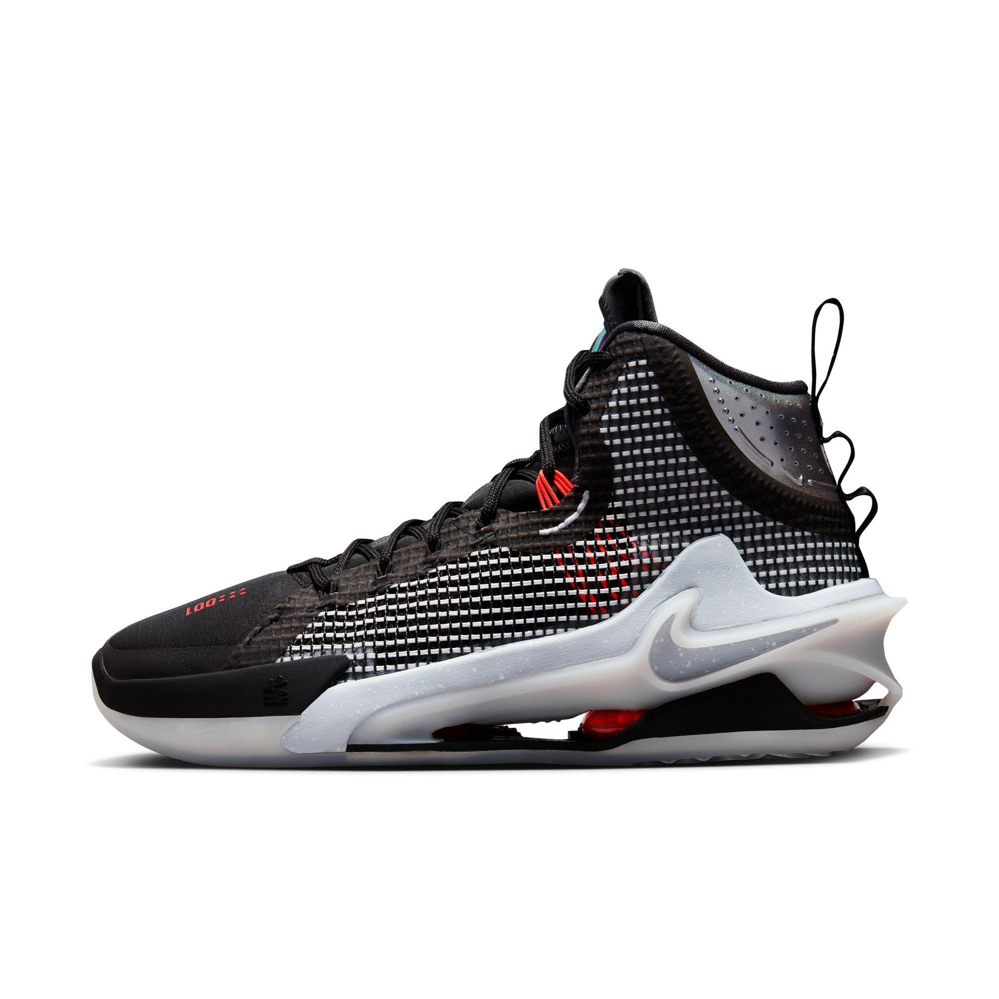 Nike Air Zoom G.T. Jump "Black/White" Men's Basketball Shoe - BLACK/WHITE/RED Thumbnail View 7