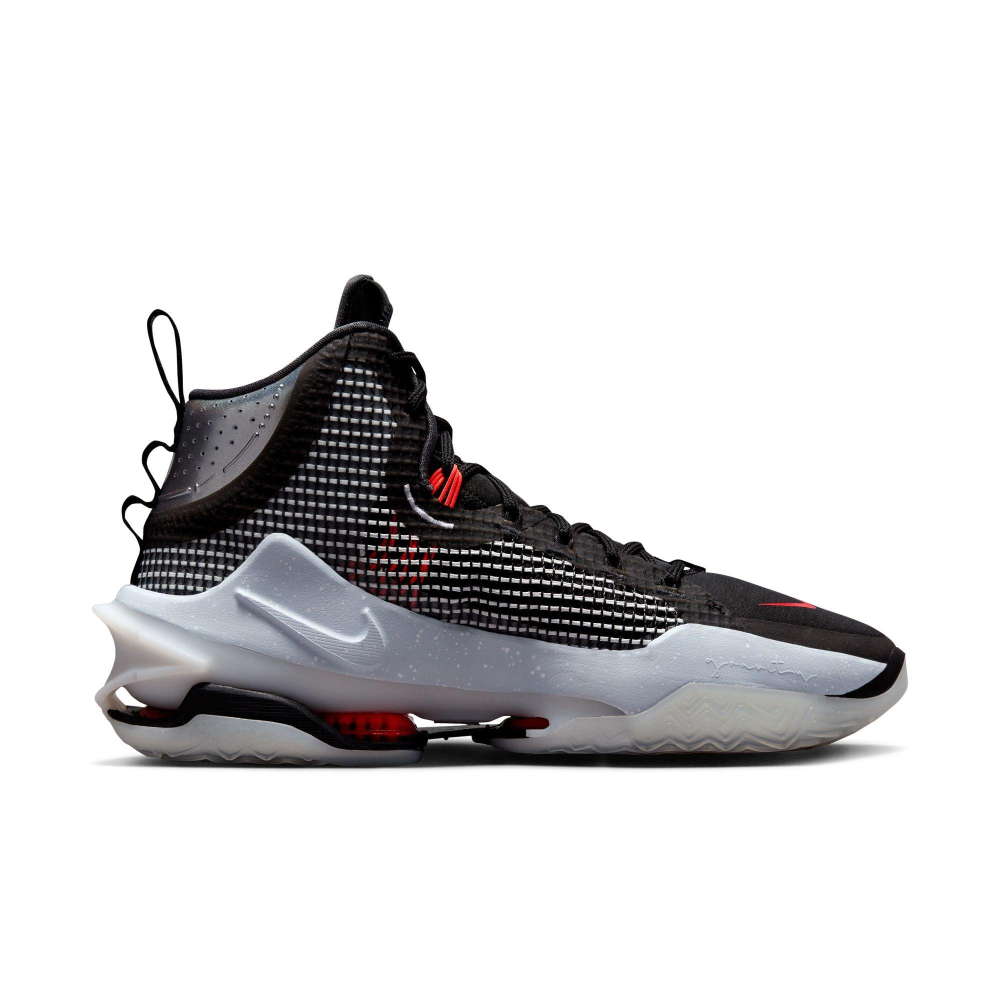 Nike Air Zoom G.T. Jump "Black/White" Men's Basketball Shoe - BLACK/WHITE/RED Thumbnail View 2