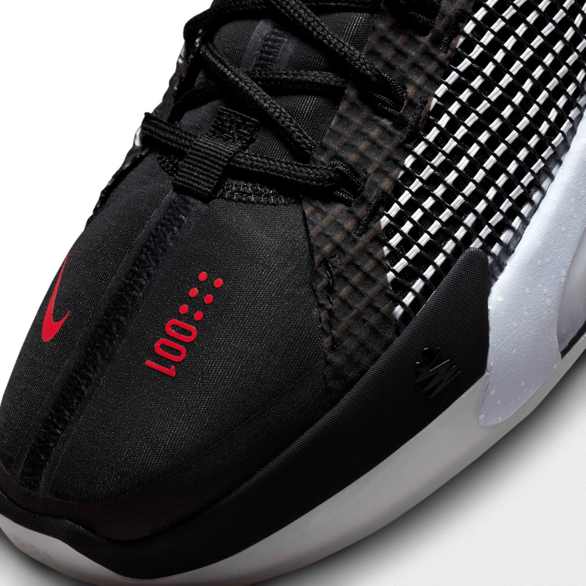 Nike Air Zoom G.T. Jump "Black/White" Men's Basketball Shoe - BLACK/WHITE/RED Thumbnail View 5
