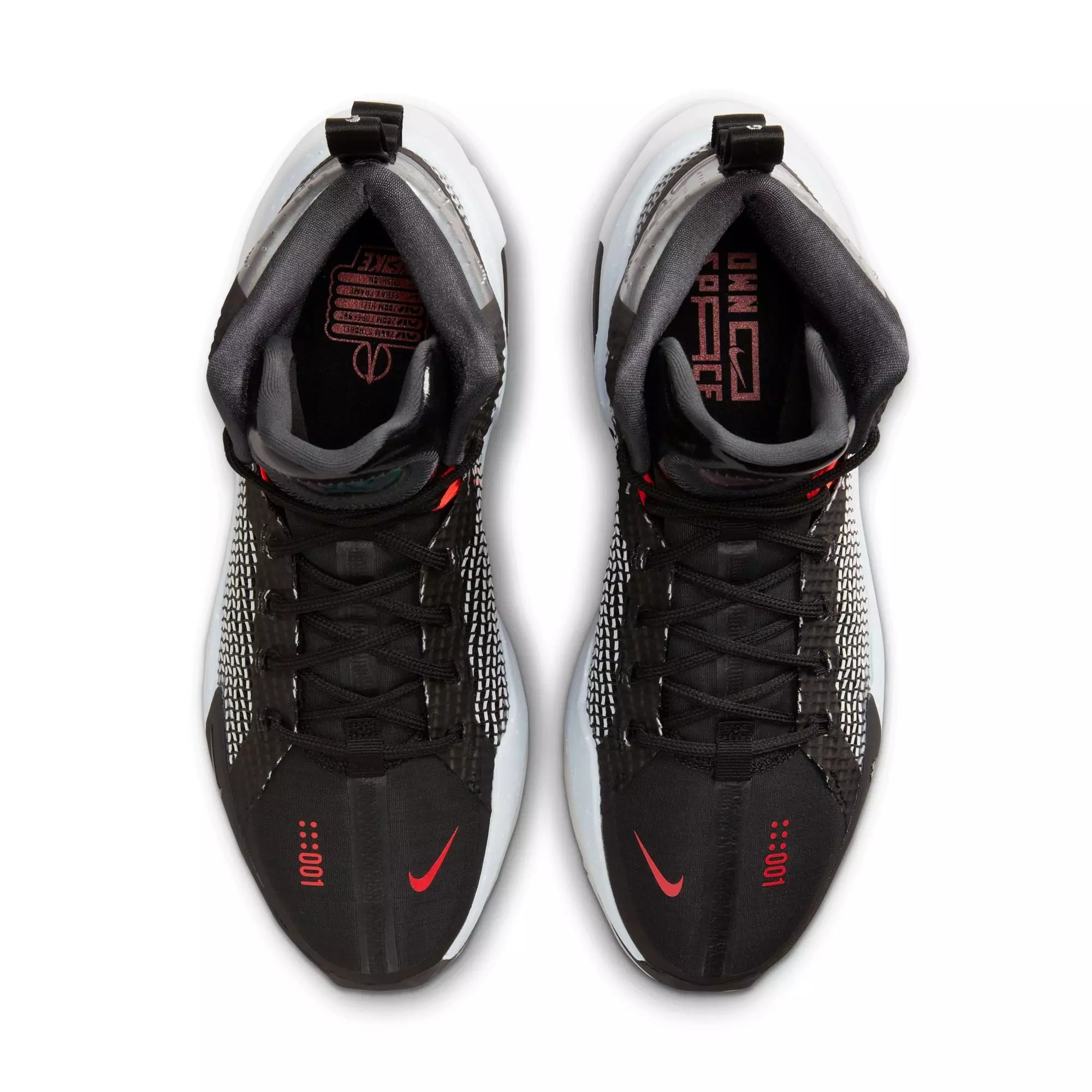 Nike Air Zoom G.T. Jump "Black/White" Men's Basketball Shoe - BLACK/WHITE/RED