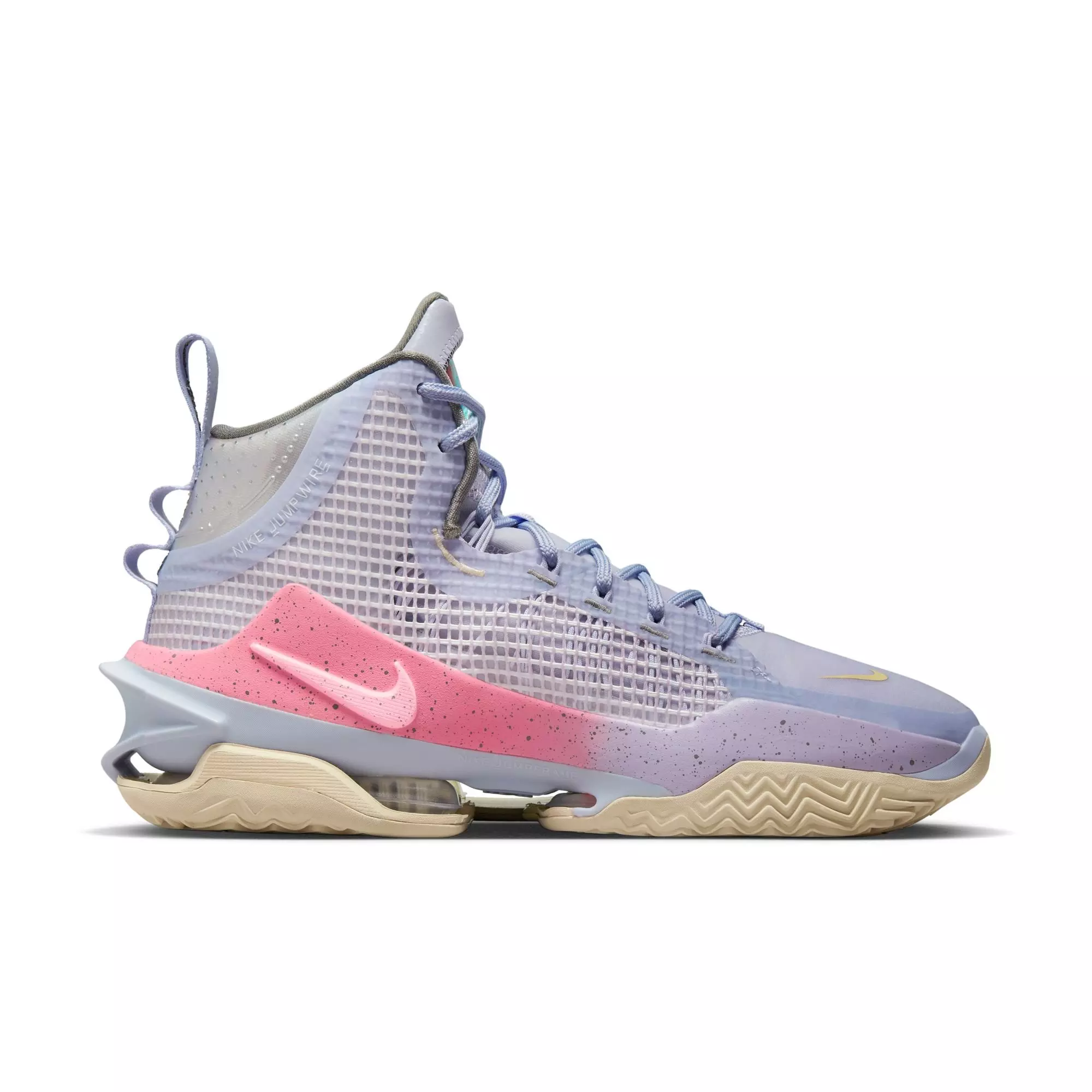 Nike Air Zoom G.T. Jump "Easter" Men's Basketball Shoe - OXYGEN PURPLE/CORAL/CHALK
