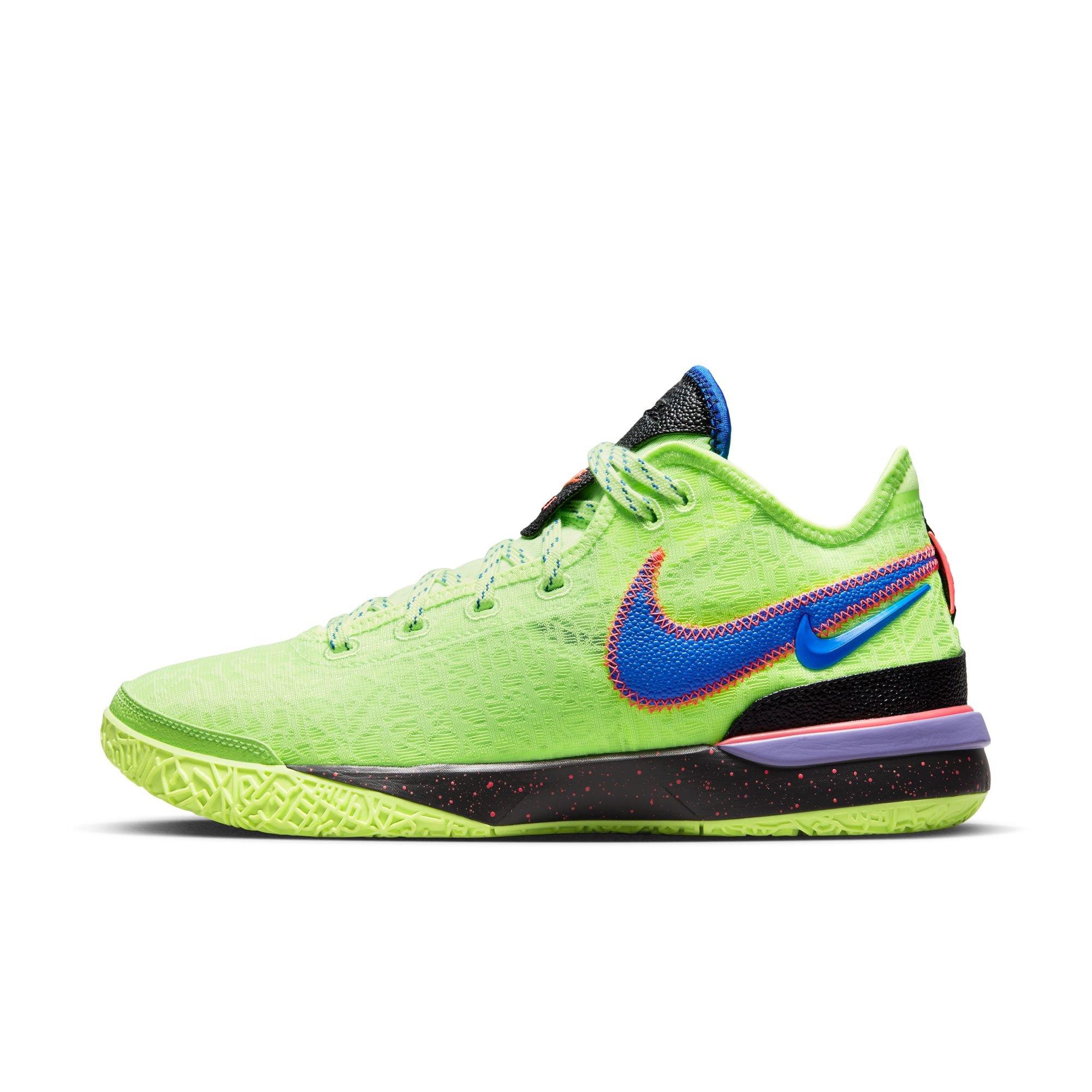 Nike LeBron NXXT Gen "Ghost Green/Racer Blue/Space Purple" Men's Basketball Shoe - Ghost Green/Racer Blue/Space Purple Thumbnail View 10