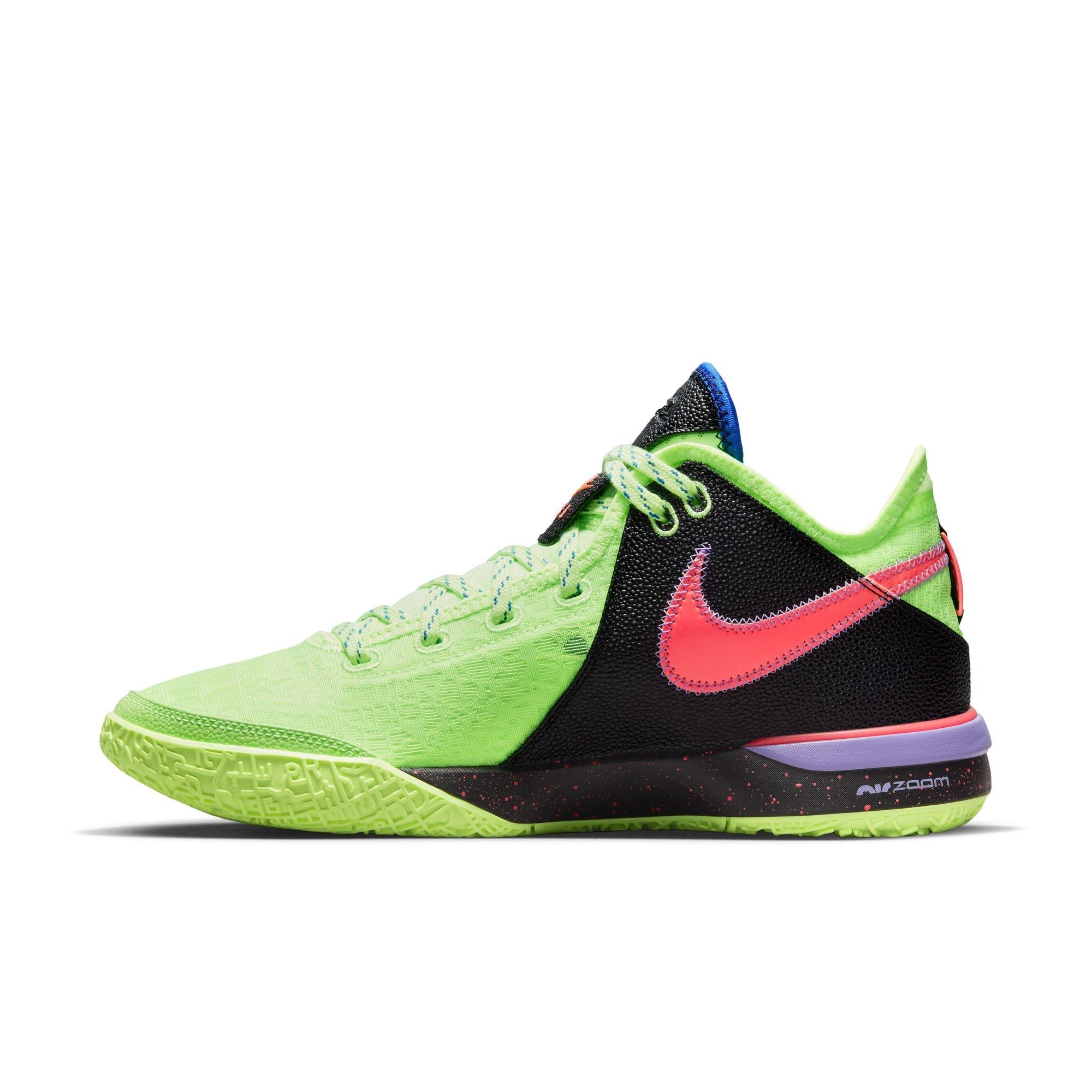 Nike LeBron NXXT Gen "Ghost Green/Racer Blue/Space Purple" Men's Basketball Shoe - Ghost Green/Racer Blue/Space Purple Thumbnail View 9