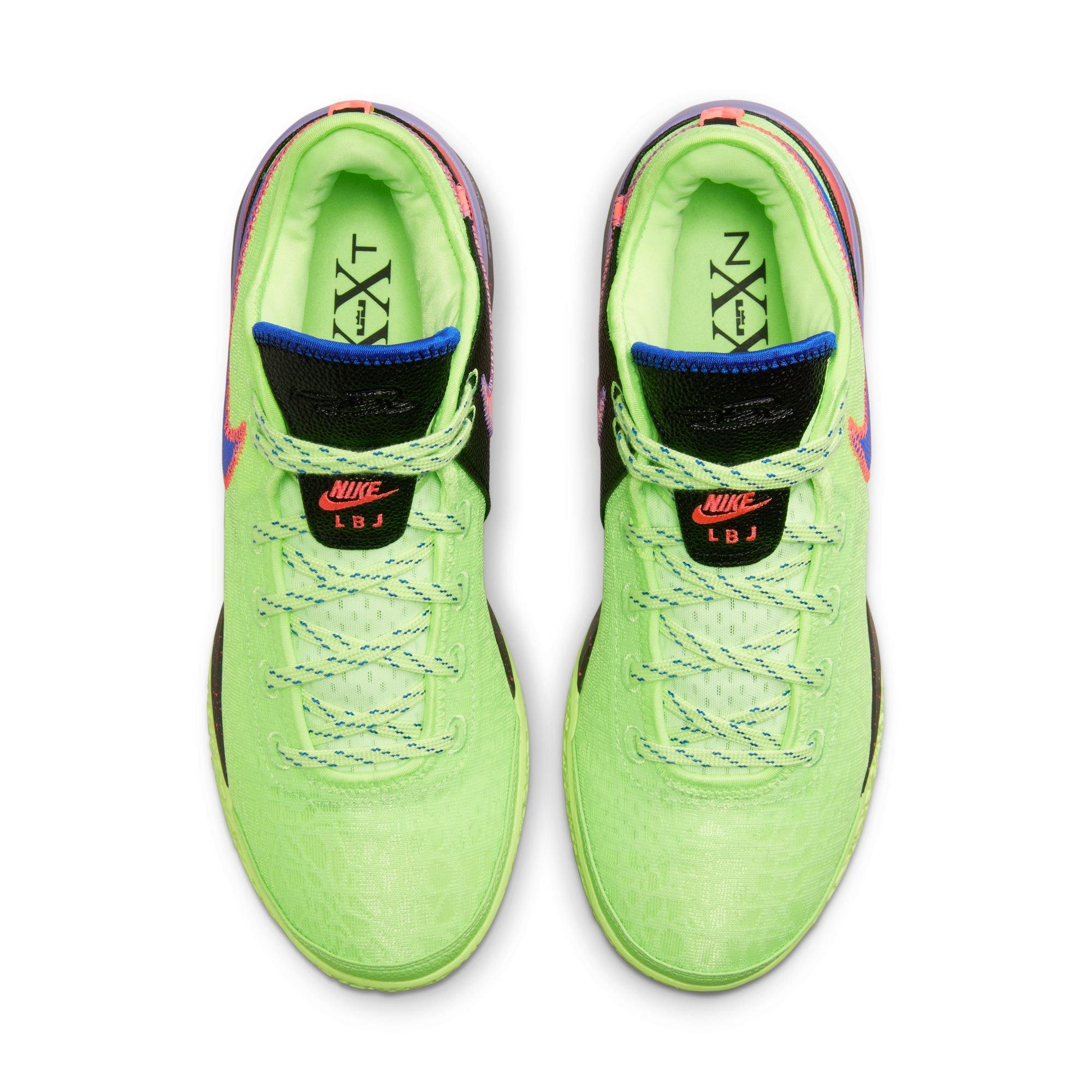 Nike LeBron NXXT Gen "Ghost Green/Racer Blue/Space Purple" Men's Basketball Shoe - Ghost Green/Racer Blue/Space Purple Thumbnail View 6