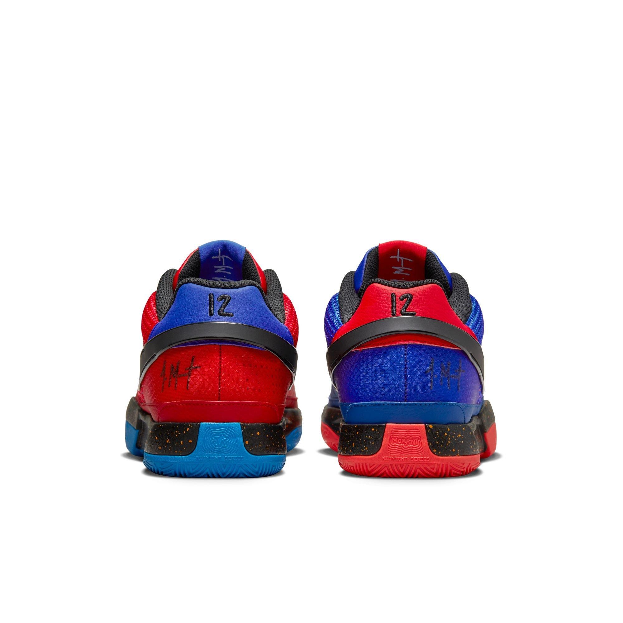 Nike Ja 1 "Hunger" Men's Basketball Shoe - GAME ROYAL/BLACK/UNIVERSITY RED Thumbnail View 19