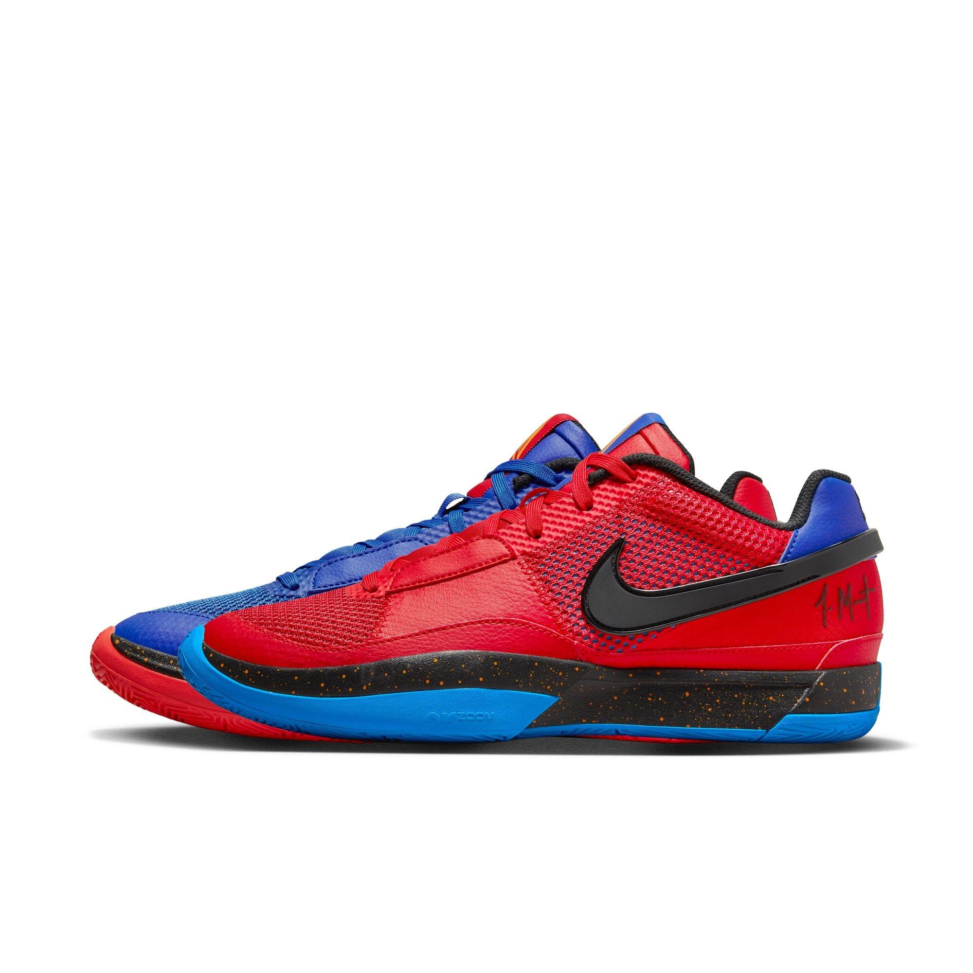 Nike Ja 1 "Hunger" Men's Basketball Shoe - GAME ROYAL/BLACK/UNIVERSITY RED Thumbnail View 17
