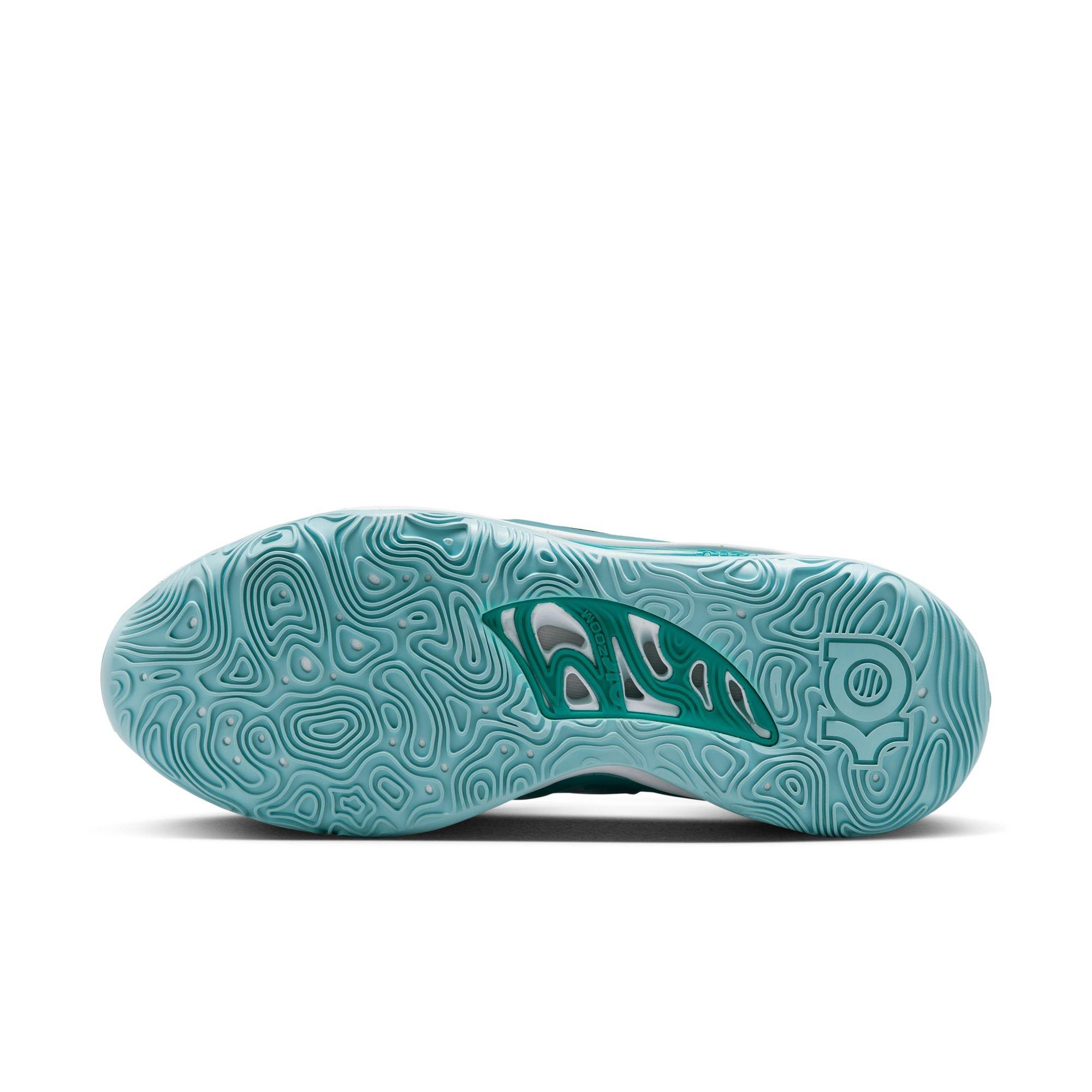 Nike KD15 "Hustle" Men's Basketball Shoe - WHITE/BLACK/VOLT/PHOTON DUST Thumbnail View 10