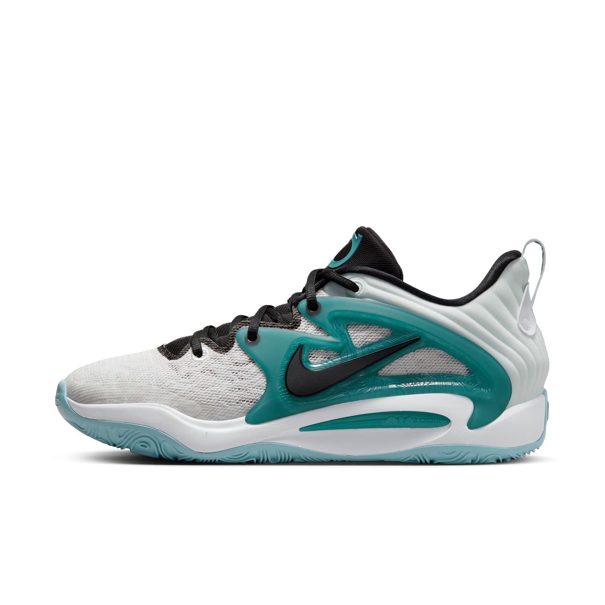 Nike KD15 "Hustle" Men's Basketball Shoe - WHITE/BLACK/VOLT/PHOTON DUST Thumbnail View 6