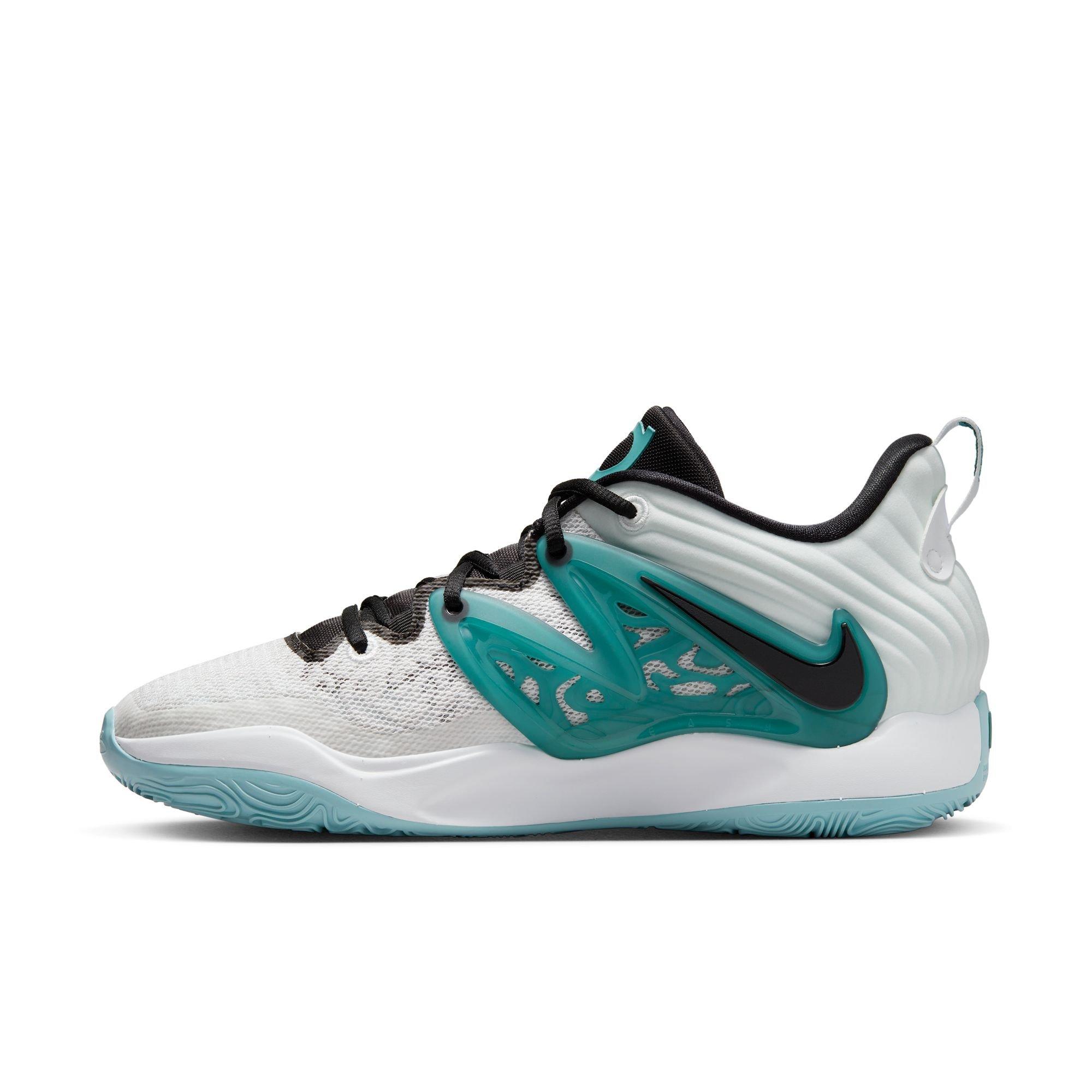 Nike KD15 "Hustle" Men's Basketball Shoe - WHITE/BLACK/VOLT/PHOTON DUST Thumbnail View 7
