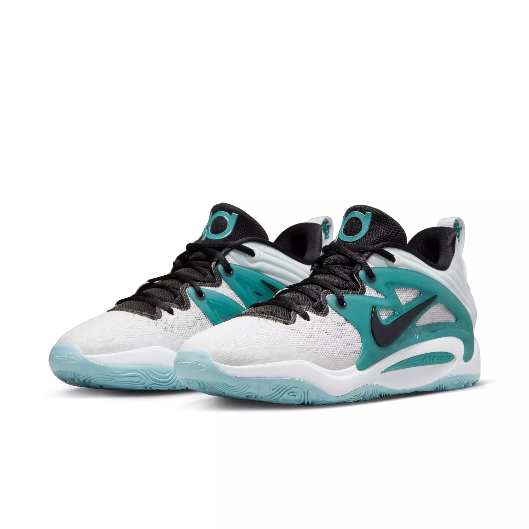 Nike KD15 "Hustle" Men's Basketball Shoe - WHITE/BLACK/VOLT/PHOTON DUST