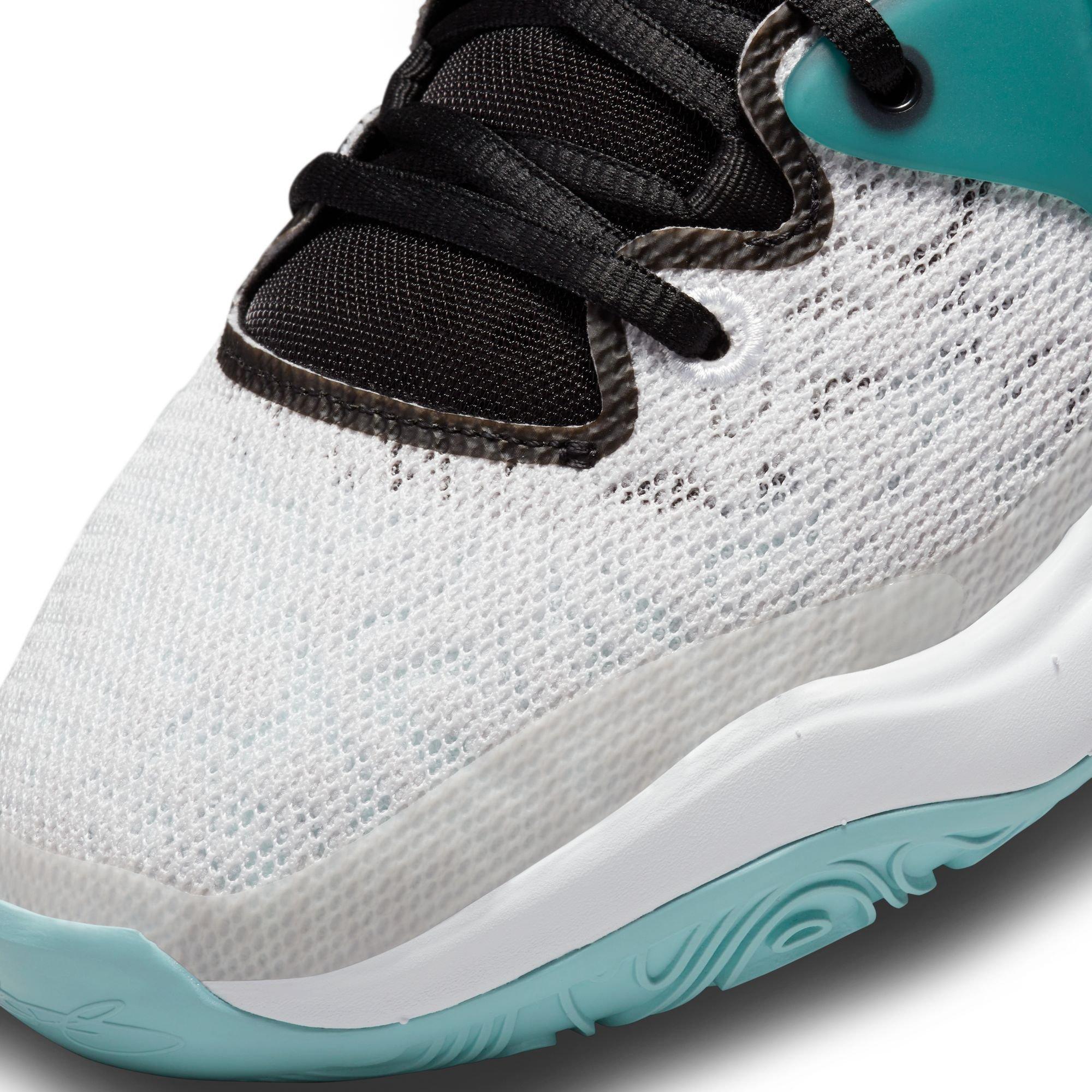 Nike KD15 "Hustle" Men's Basketball Shoe - WHITE/BLACK/VOLT/PHOTON DUST Thumbnail View 4