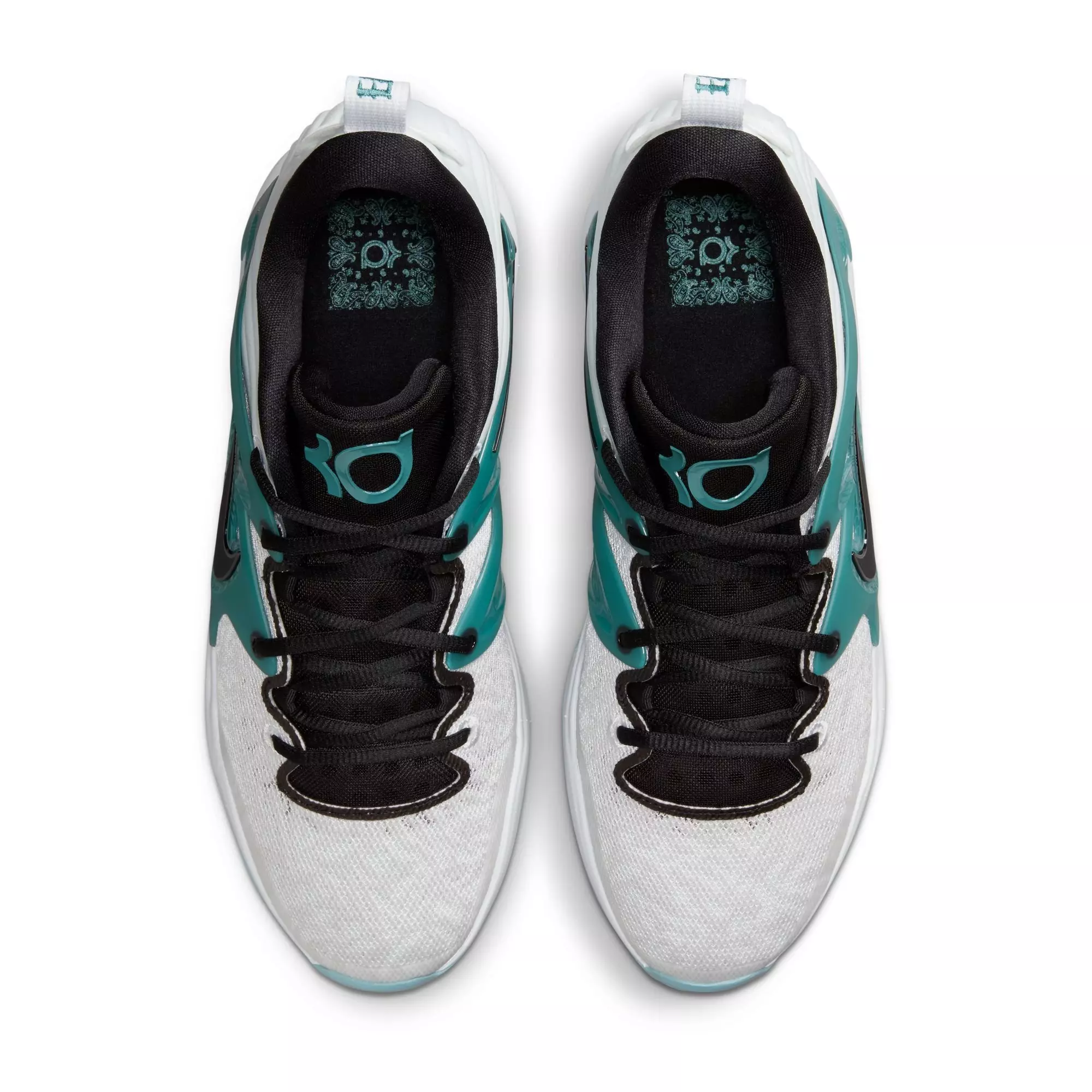 Nike KD15 "Hustle" Men's Basketball Shoe - WHITE/BLACK/VOLT/PHOTON DUST