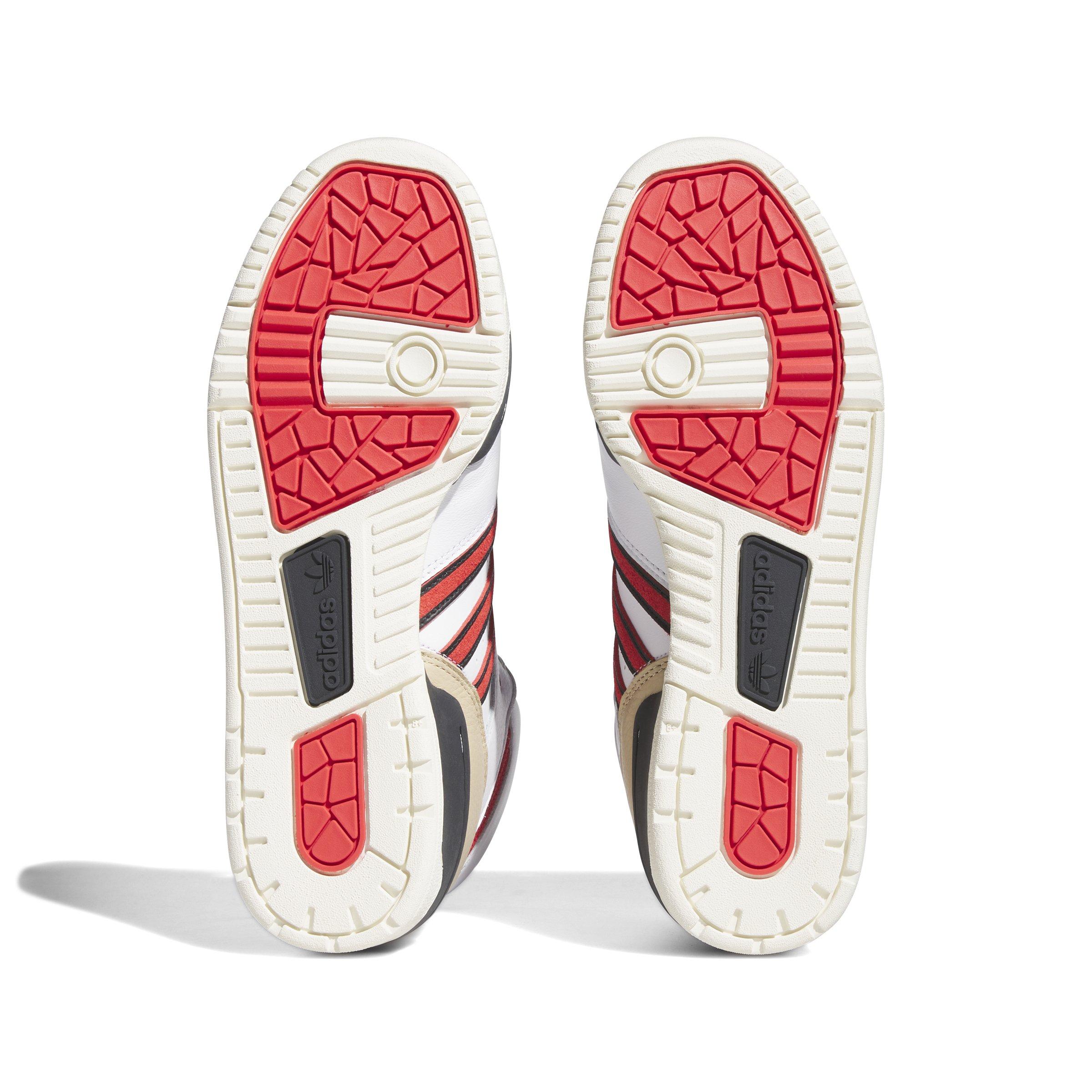 adidas Rivalry Hi "Ftwr White/Red/Core Black" Men's Shoe - WHITE/BLACK/RED Thumbnail View 3