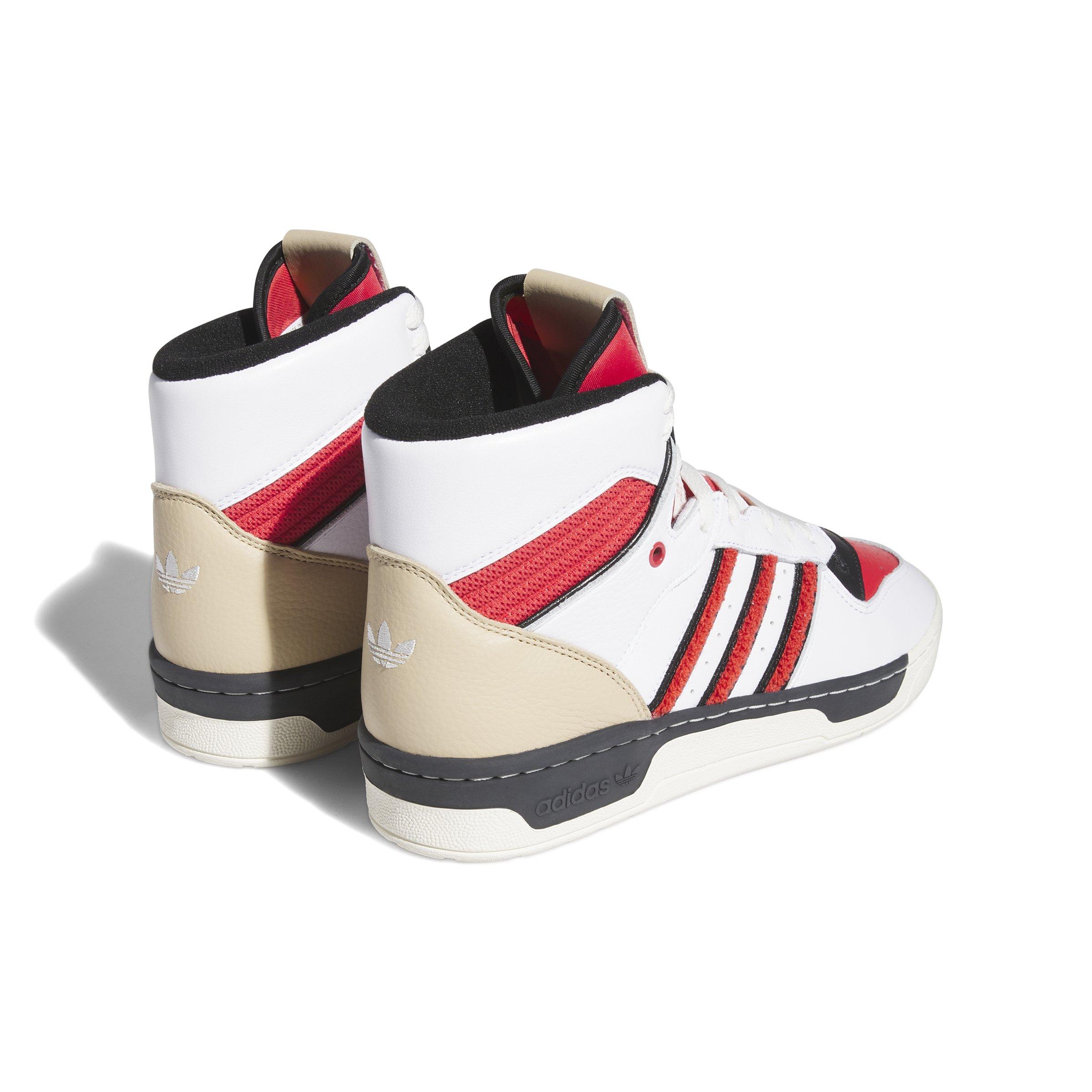 adidas Rivalry Hi "Ftwr White/Red/Core Black" Men's Shoe - WHITE/BLACK/RED Thumbnail View 7
