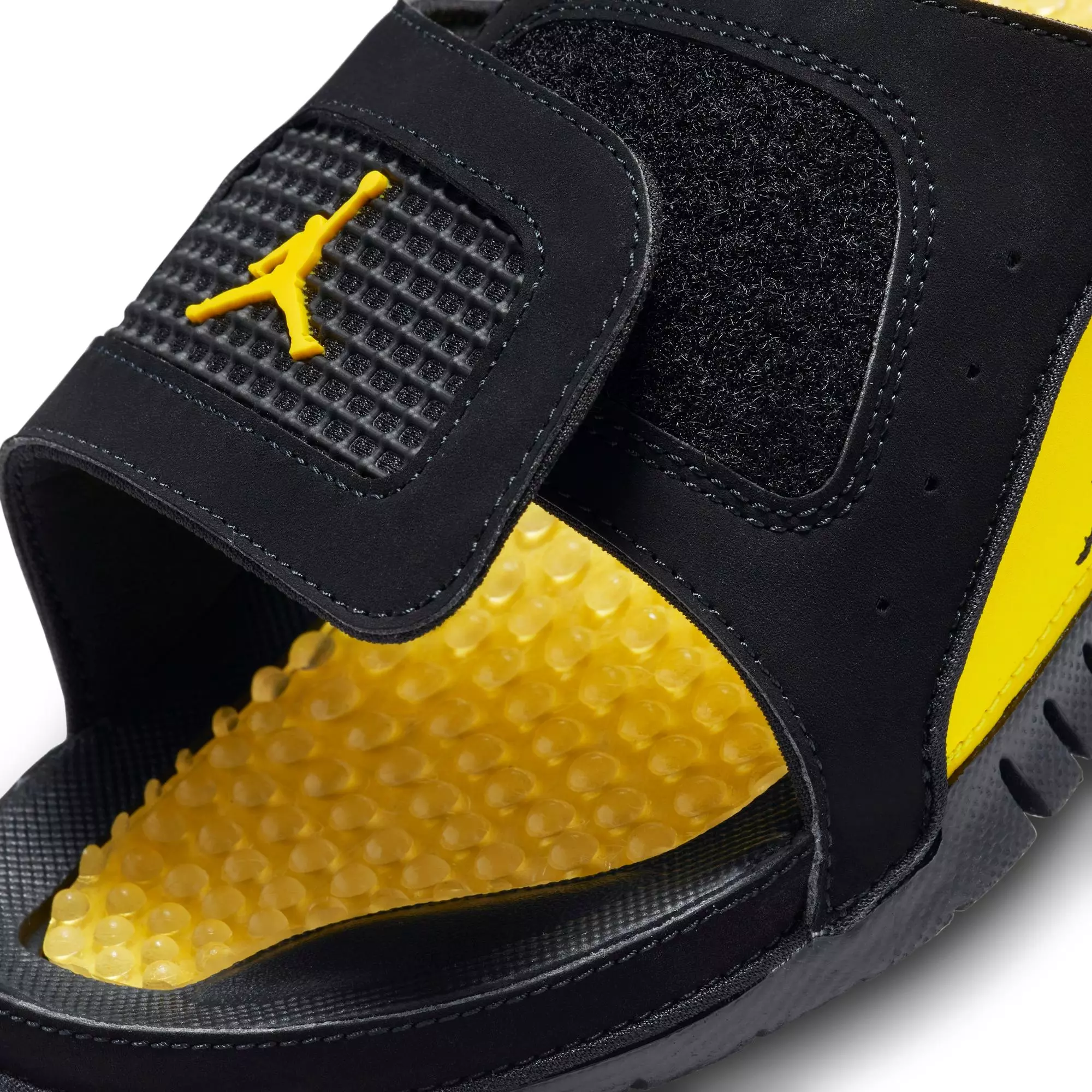 Jordan Hydro Retro IV "Black/Tour Yellow" Men's Slide - BLACK/YELLOW