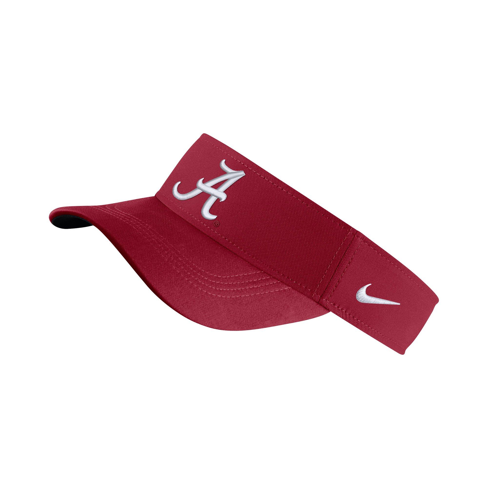 Nike Alabama Crimson Tide Script "A" Visor View 1