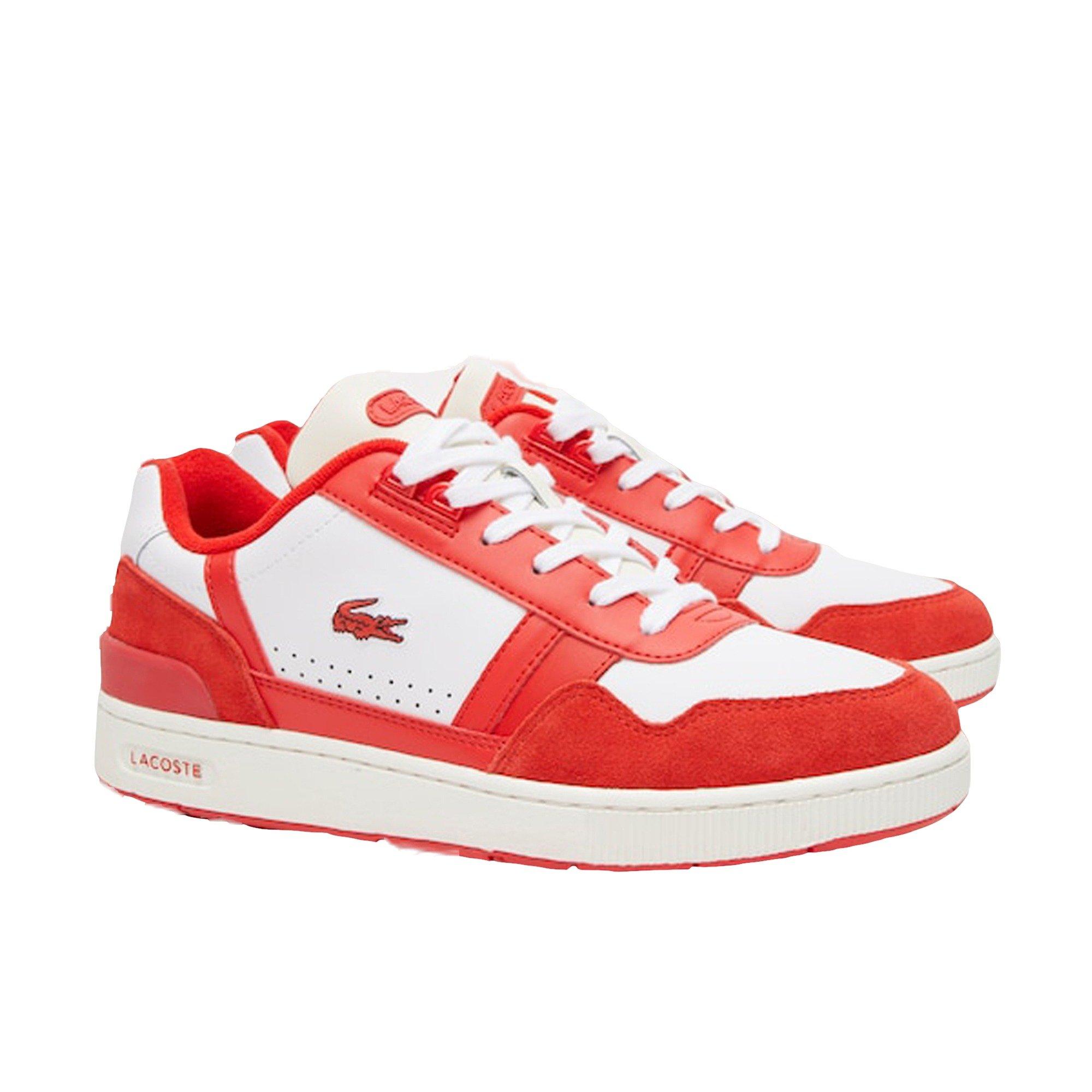 Lacoste T-Clip Men's "White/Red" Shoe