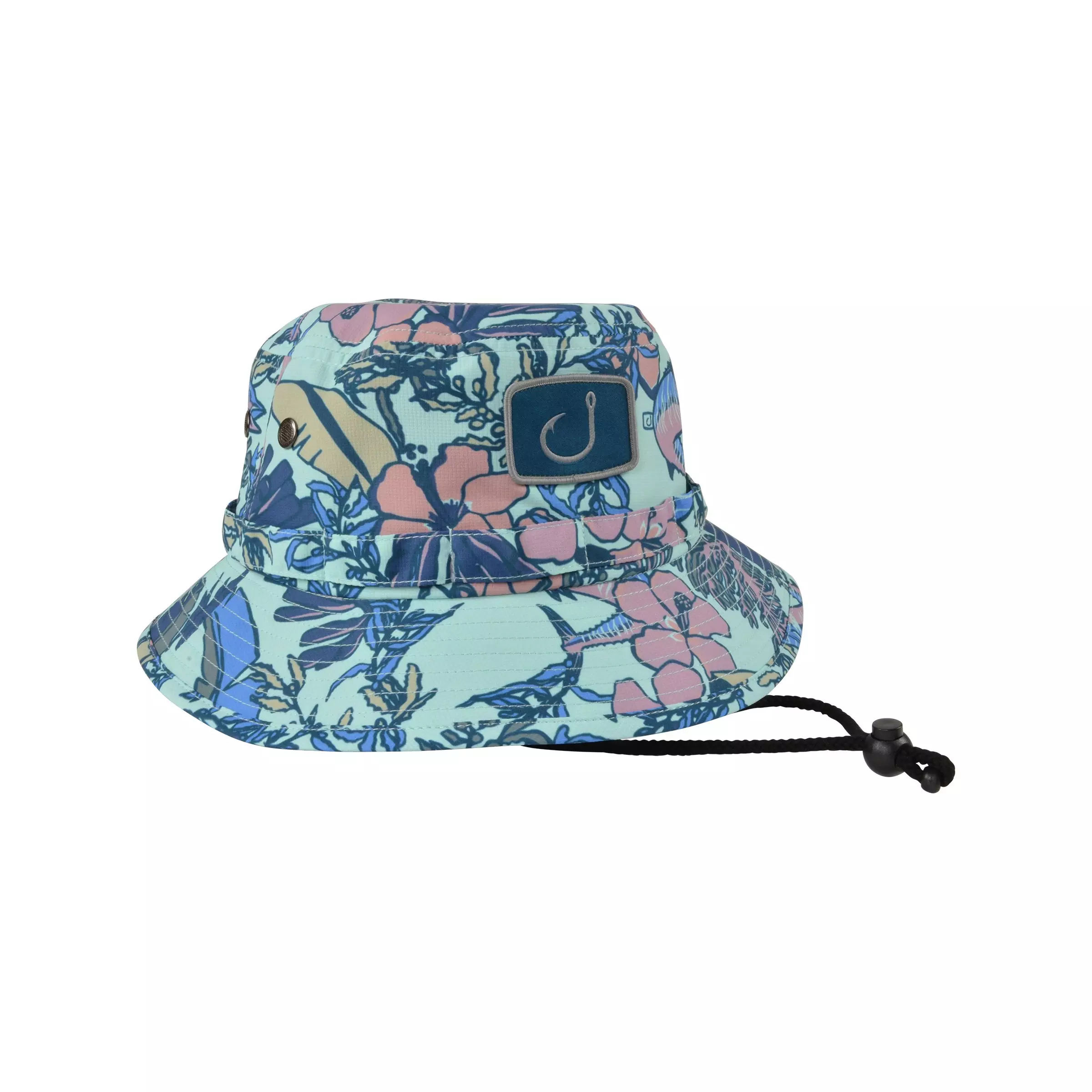 Avid Baja Boonie Bucket Hat - Floral Hibiscus - MULTI-COLOR