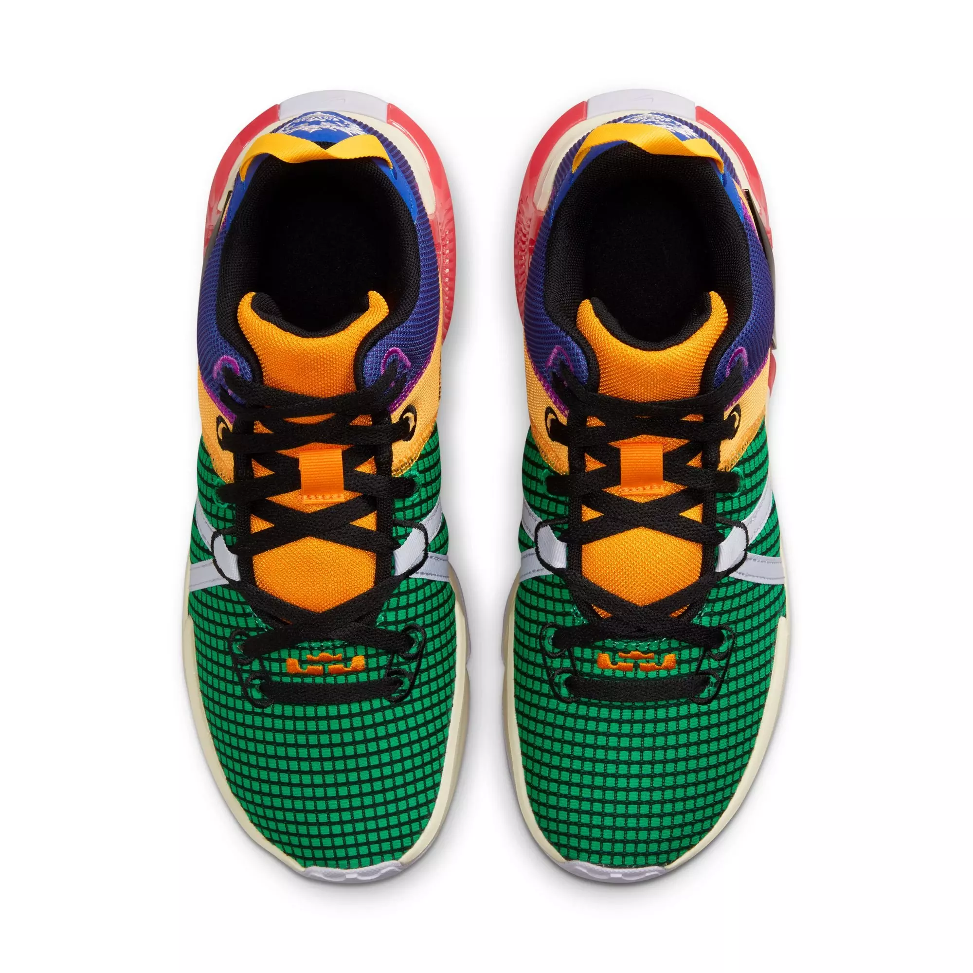 Nike LeBron Witness 7 "Vivid Purple/Black-Sea Coral" Men's Basketball Shoe - PURPLE/BLACK