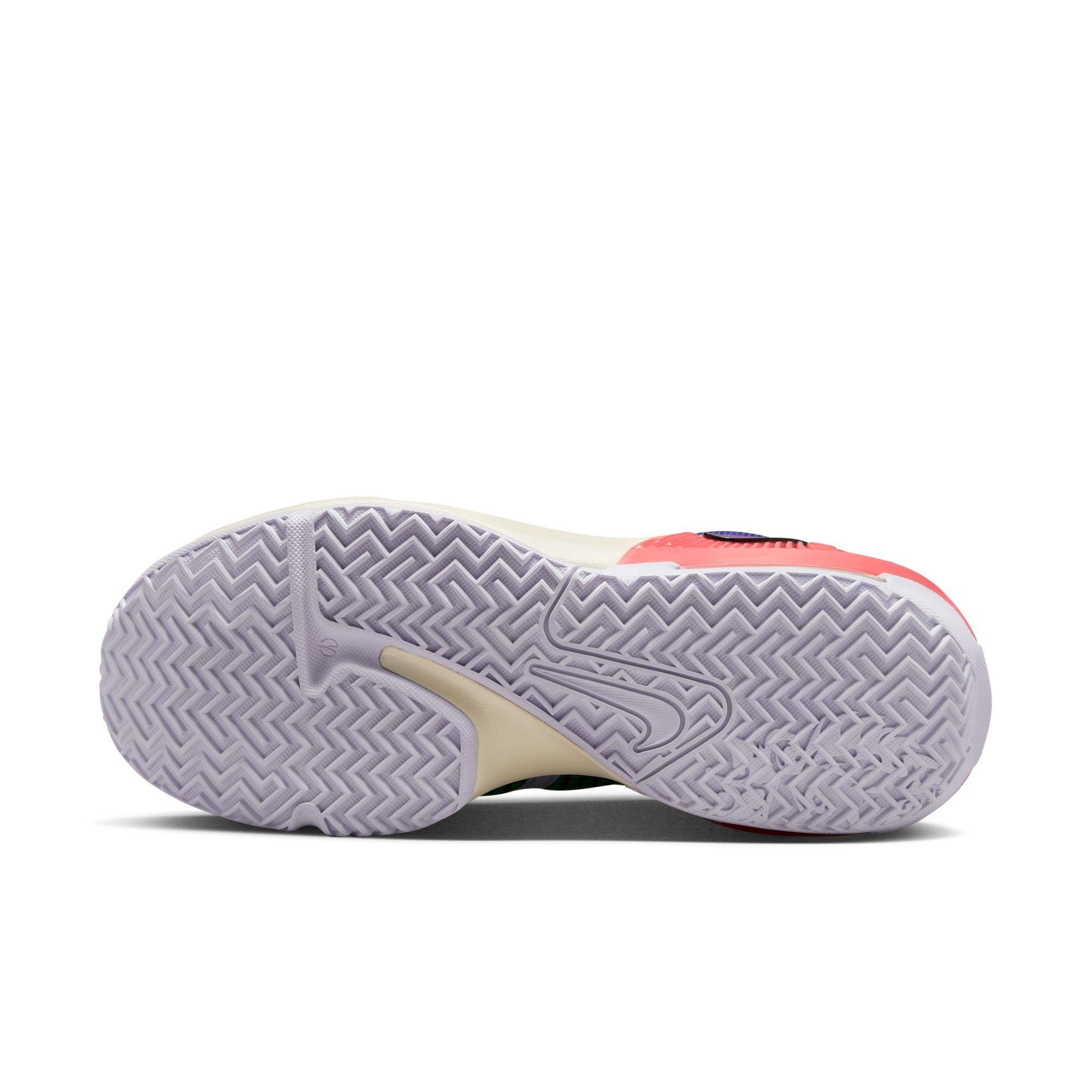 Nike LeBron Witness 7 "Vivid Purple/Black-Sea Coral" Men's Basketball Shoe - PURPLE/BLACK Thumbnail View 8