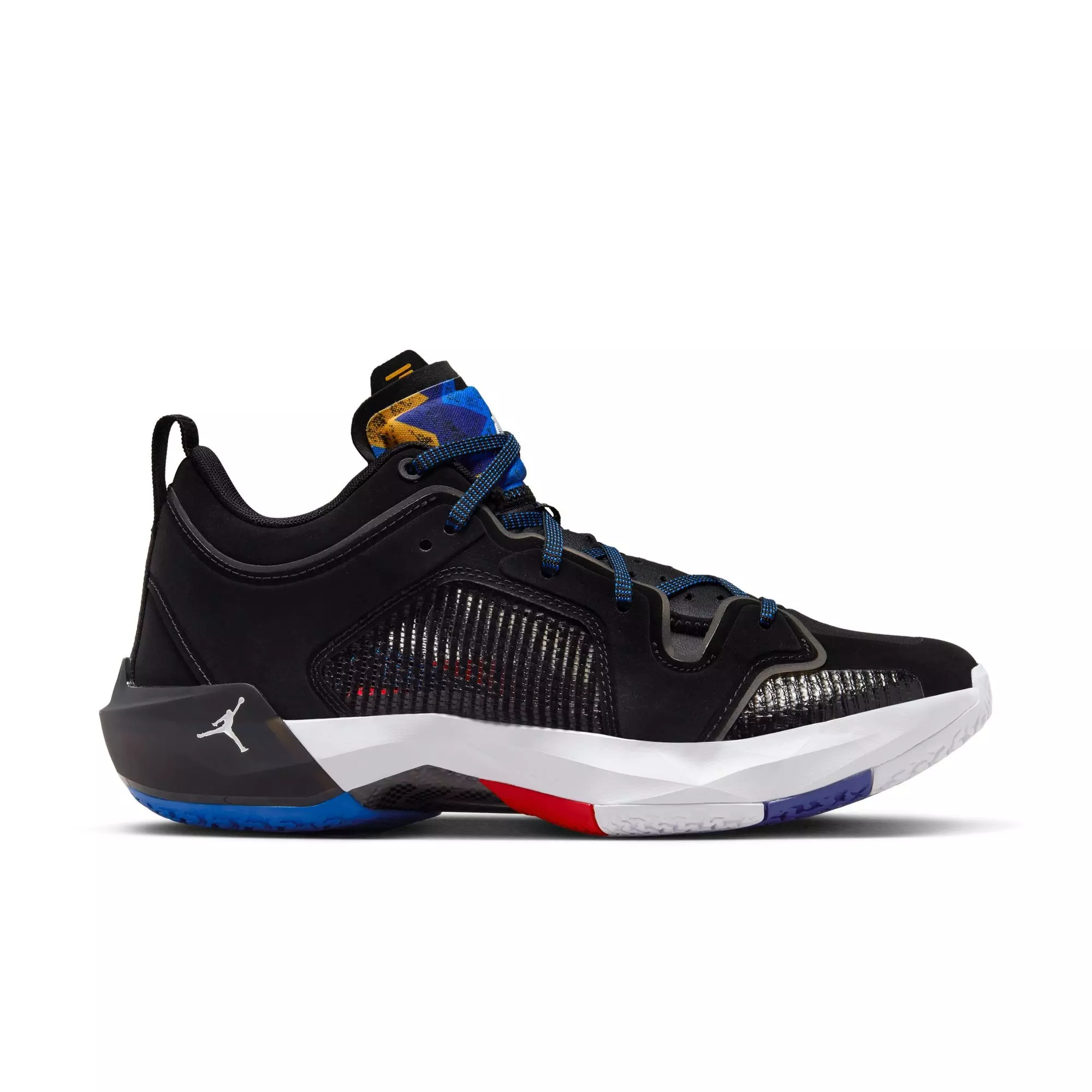 Jordan XXXVII Low "Nothing But Net" Men's Basketball Shoe - BLACK/WHITE/UNIVERSITY RED